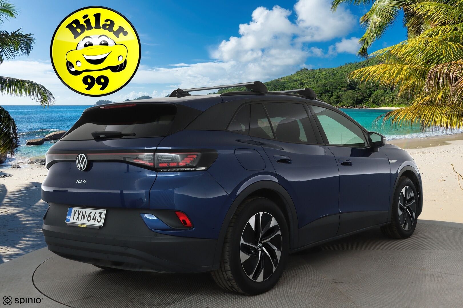 Volkswagen ID.4 2021 Pro Performance 77kWh, 150kW *ACC / P.kamera / ILP / IQ.Light / Navi / KeylessGo* - 1.Om Suomi-auto / Kahdet renkaat aluvanteilla / Merkkihuollettu