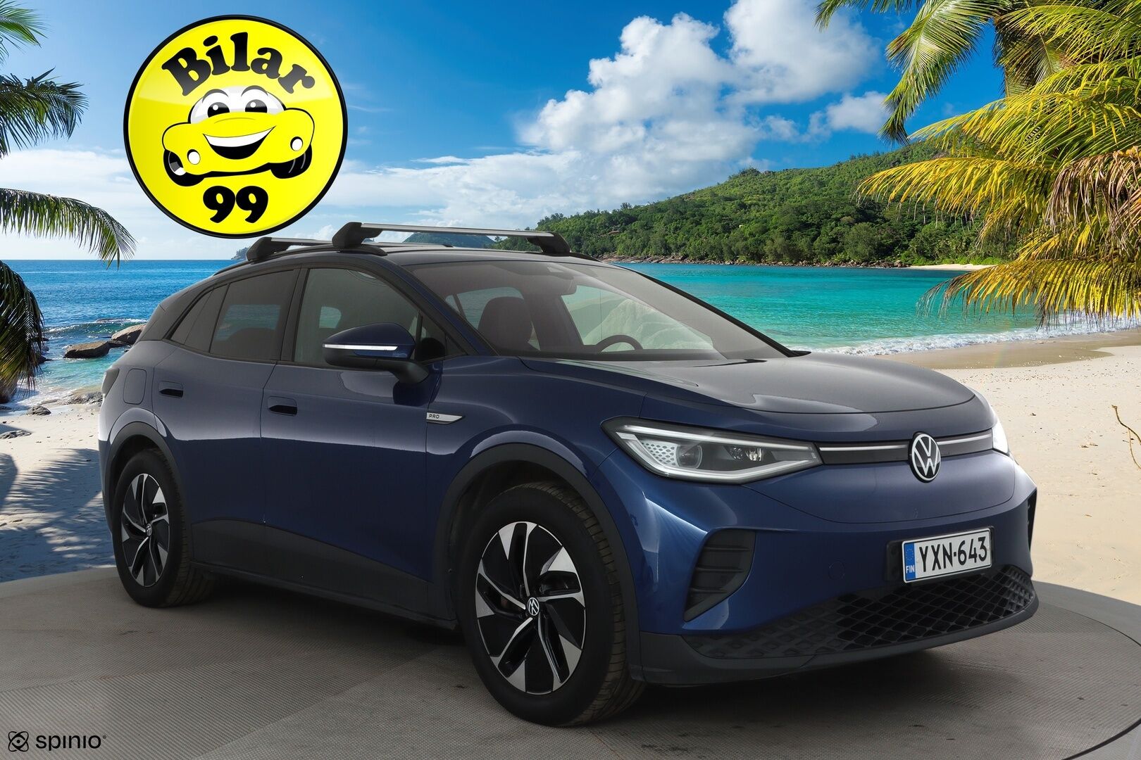 Volkswagen ID.4 2021 Pro Performance 77kWh, 150kW *ACC / P.kamera / ILP / IQ.Light / Navi / KeylessGo* - 1.Om Suomi-auto / Kahdet renkaat aluvanteilla / Merkkihuollettu