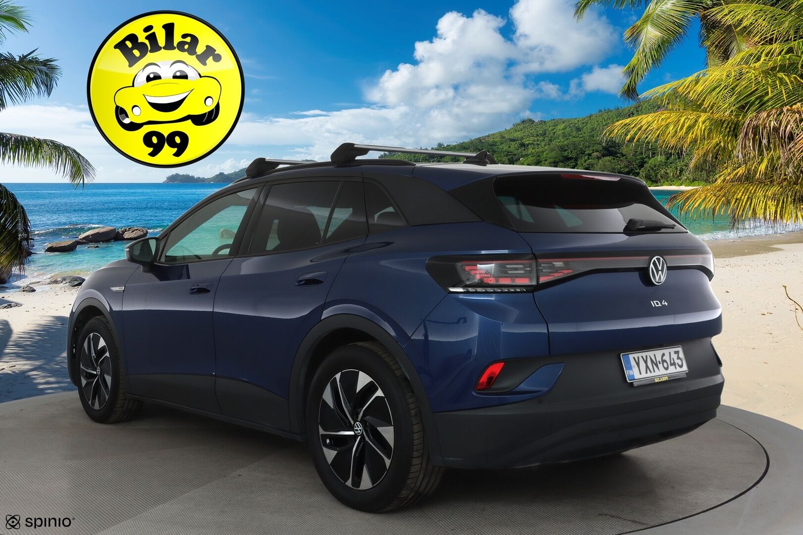 Volkswagen ID.4 2021 Pro Performance 77kWh, 150kW *ACC / P.kamera / ILP / IQ.Light / Navi / KeylessGo* - 1.Om Suomi-auto / Kahdet renkaat aluvanteilla / Merkkihuollettu