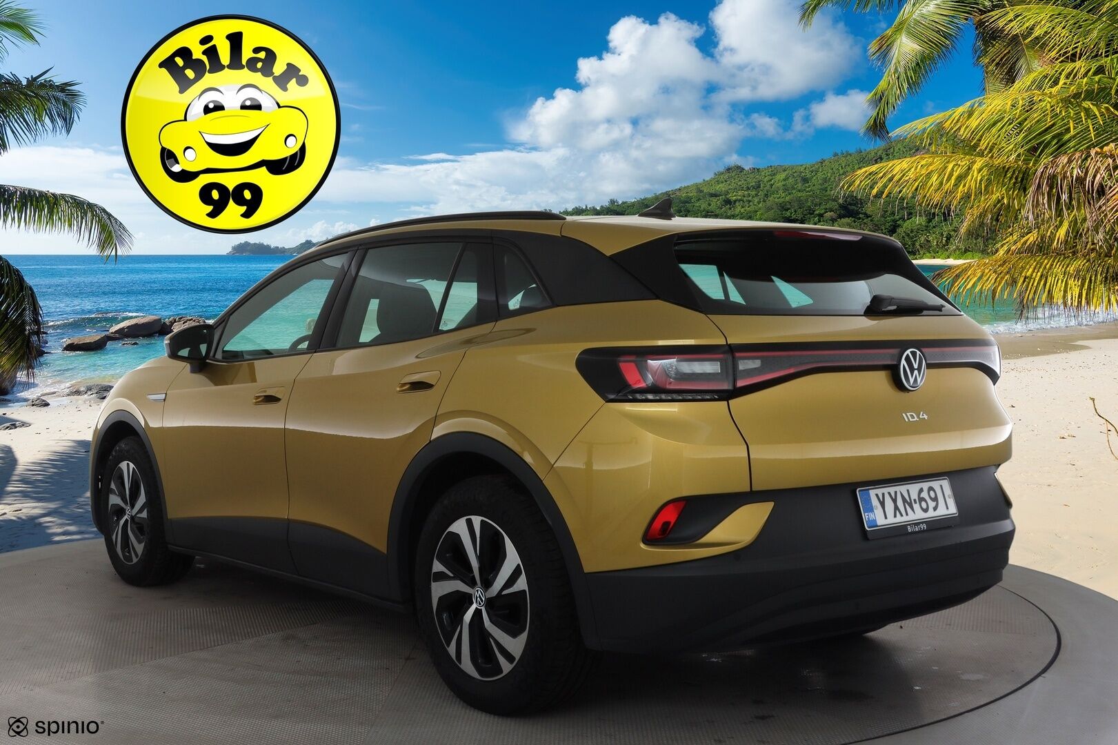 Volkswagen ID.4 2021 Pure City 109 kW, akku 52 kWh * ACC / P.tutkat / LED / Navi / ILP / Ratinlämmitin * - 1.Om Suomi-auto / Akku kuntotarkastettu / Kahdet renkaat aluvanteilla