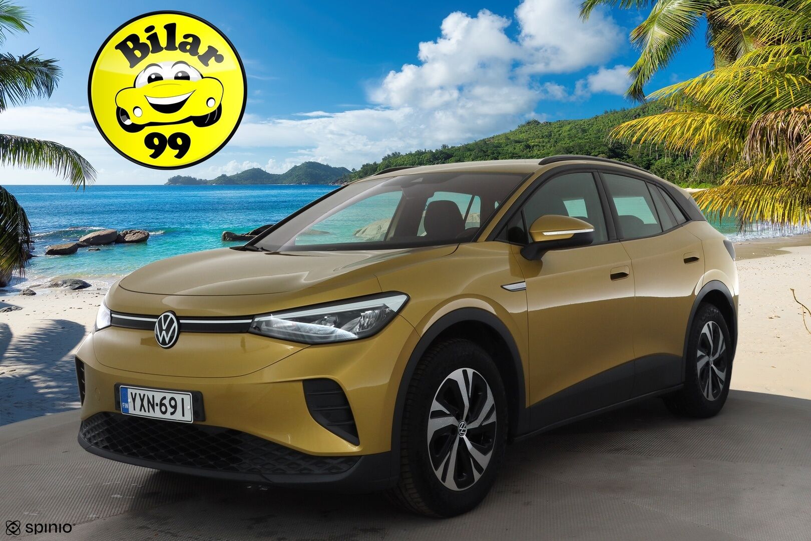 Volkswagen ID.4 2021 Pure City 109 kW, akku 52 kWh * ACC / P.tutkat / LED / Navi / ILP / Ratinlämmitin * - 1.Om Suomi-auto / Akku kuntotarkastettu / Kahdet renkaat aluvanteilla - HULLUT AVAJAISHULINAT KORKOTARJOUS 3,29 %