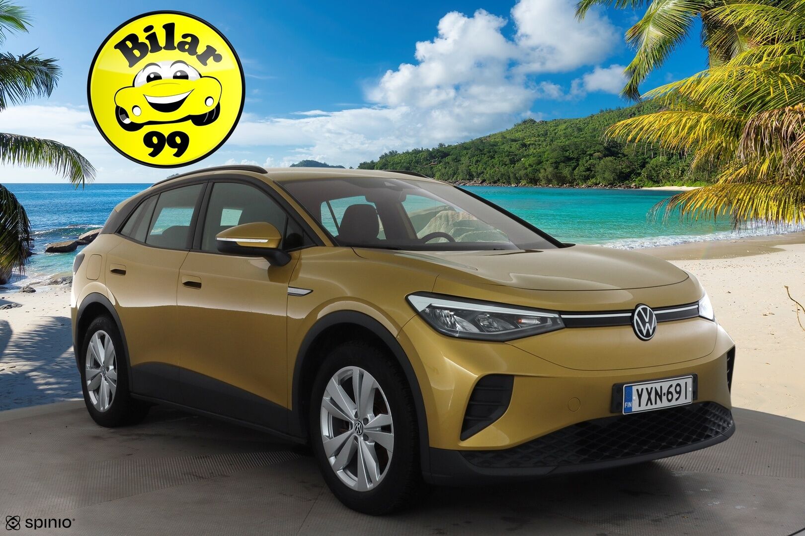 Volkswagen ID.4 2021 Pure City 109 kW, akku 52 kWh * ACC / P.tutkat / LED / Navi / ILP / Ratinlämmitin * - 1.Om Suomi-auto / Kahdet renkaat aluvanteilla