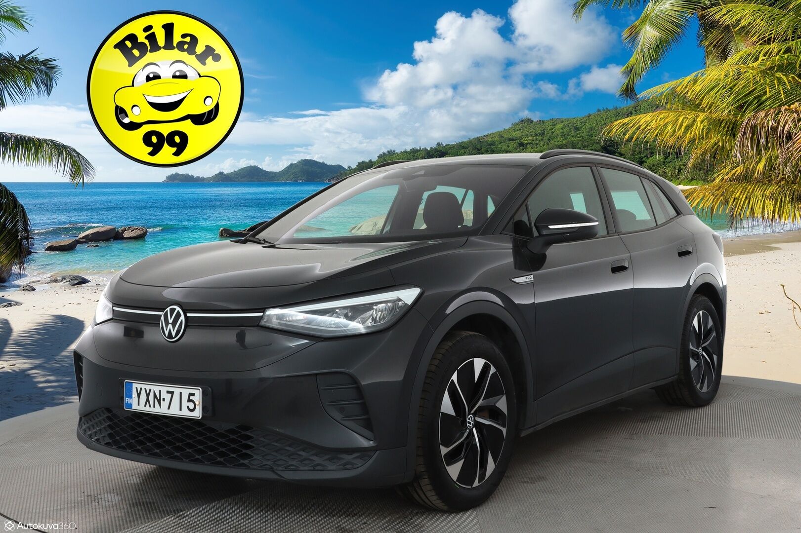 Volkswagen ID.4 2021 Pro Performance Life 150 kW **1-om. Suomi-auto / Lämpöpumppu / Adapt.vakkari / Vetokoukku / Apple&Android / P.tutkat** - Akku kuntotarkastettu! 