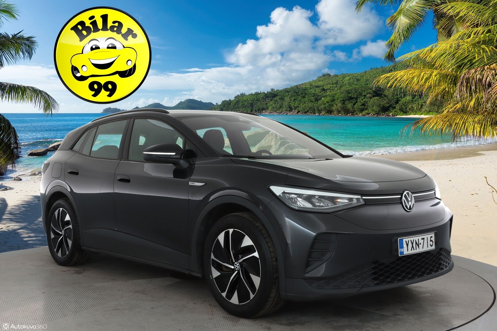 Volkswagen ID.4 2021 Pro Performance Life 150 kW **1-om. Suomi-auto / Lämpöpumppu / Adapt.vakkari / Vetokoukku / Apple&Android / P.tutkat** - Akku kuntotarkastettu! 