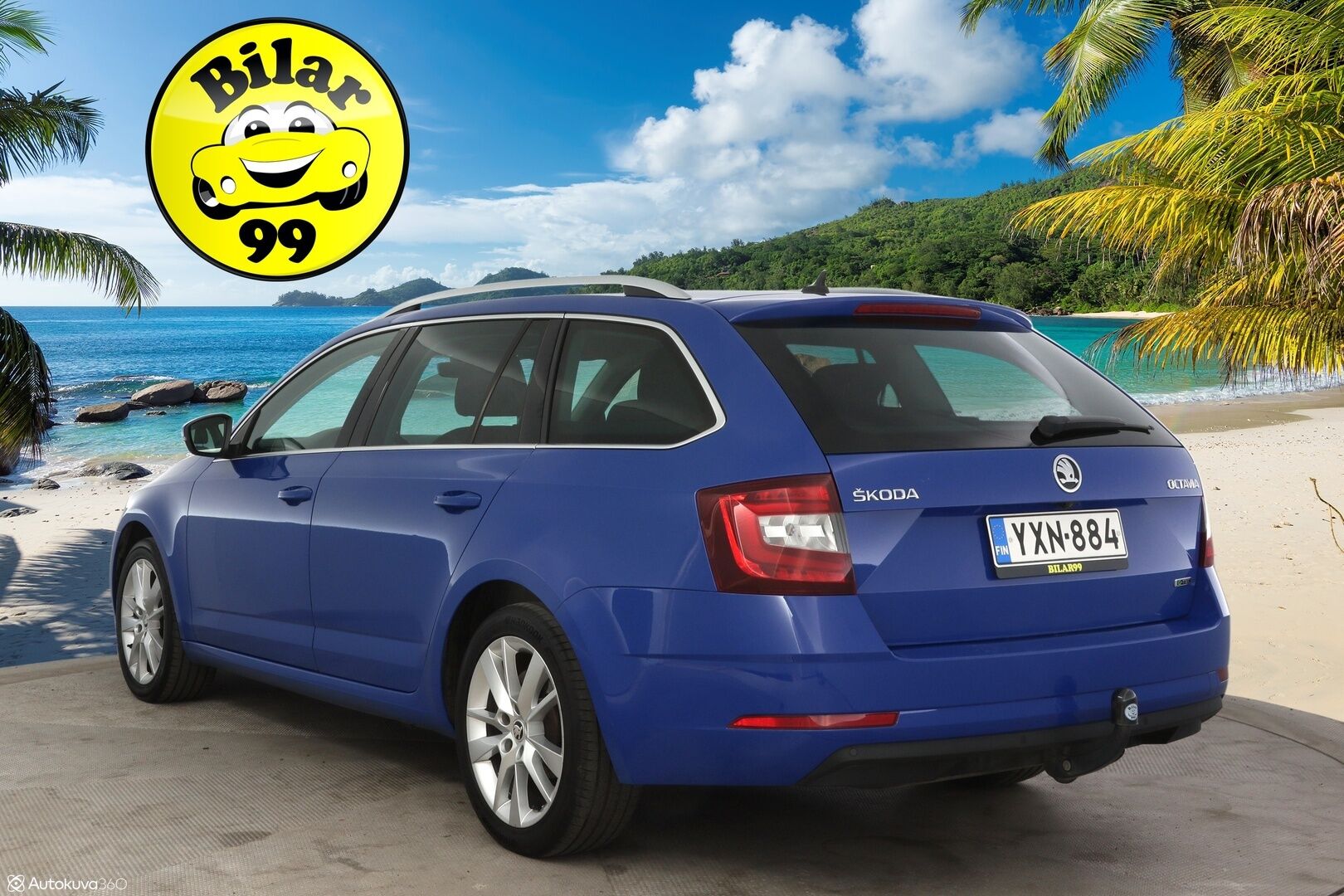 Skoda Octavia 2020 OCTAVIA Farmari * Koukku / Webasto / Peruutuskamera* - Upea sininen / Kahdet renkaat