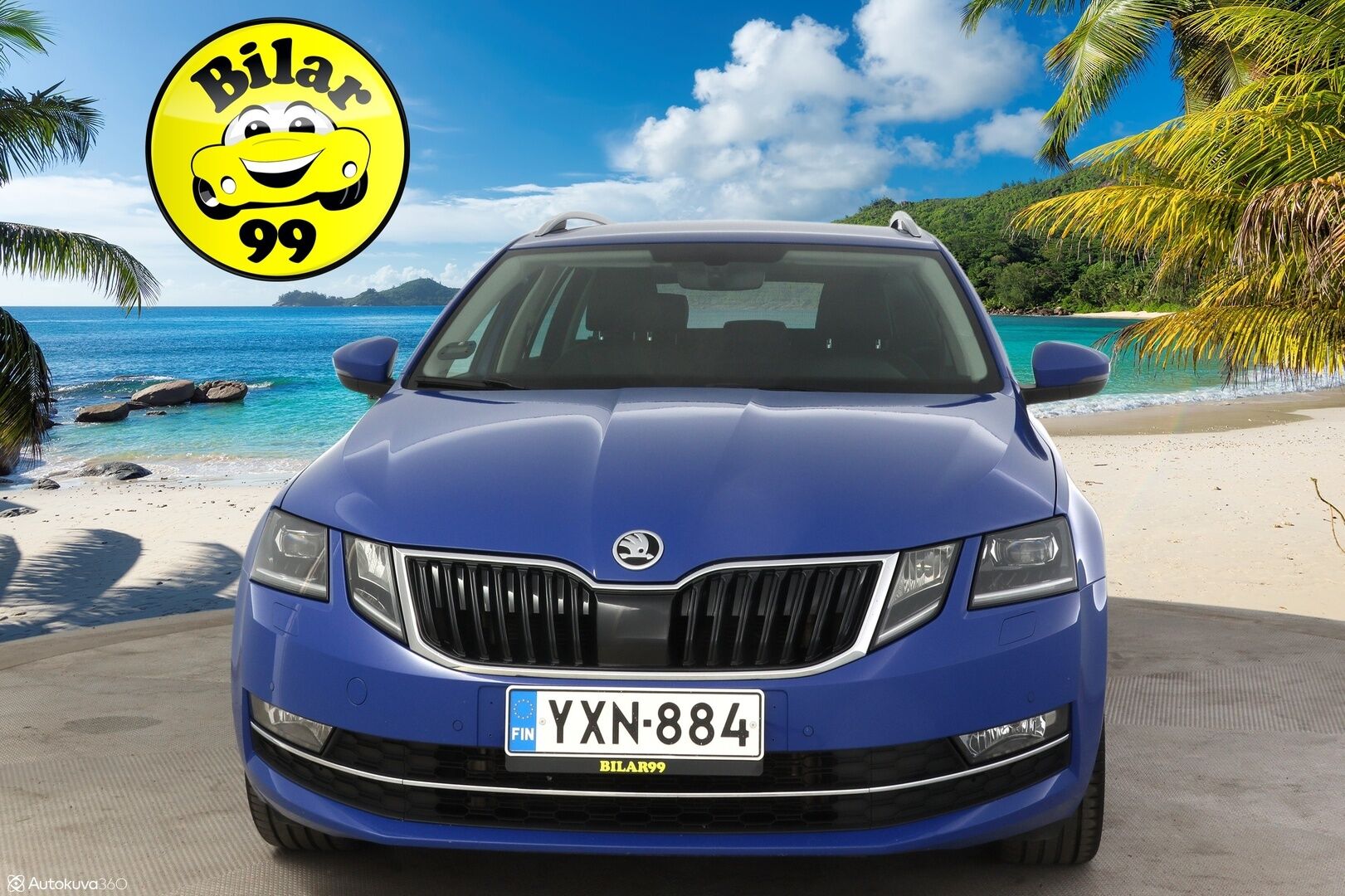 Skoda Octavia 2020 Combi 1,5 TSI G-TEC Style DSG Autom. * Adapt. Cruise / Koukku / Webasto / Peruutuskamera* - Upea sininen / Kahdet renkaat
