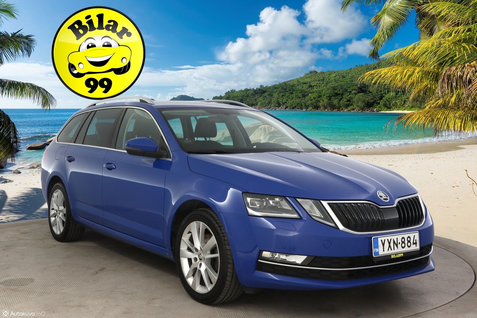 Skoda Octavia 2020 OCTAVIA Farmari * Koukku / Webasto / Peruutuskamera* - Upea sininen / Kahdet renkaat