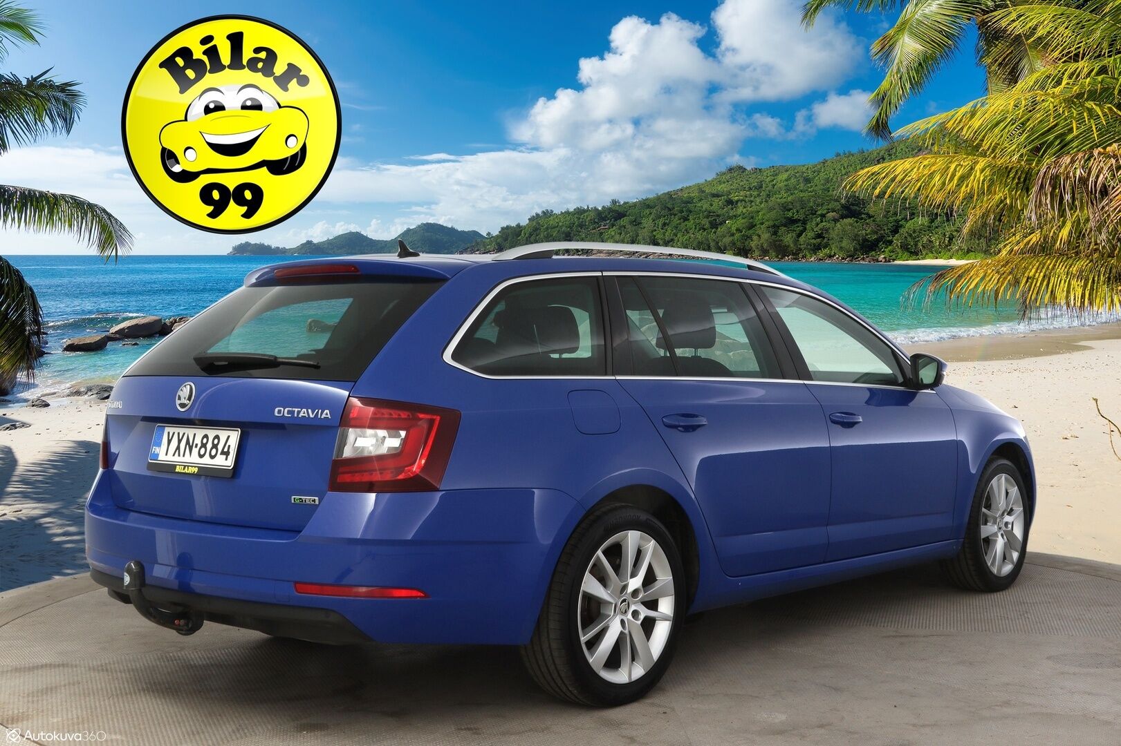 Skoda Octavia 2020 OCTAVIA Farmari * Koukku / Webasto / Peruutuskamera* - Upea sininen / Kahdet renkaat