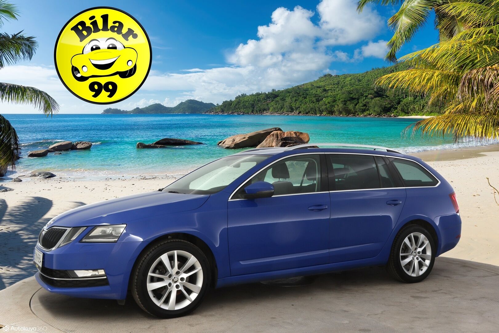 Skoda Octavia 2020 OCTAVIA Farmari * Koukku / Webasto / Peruutuskamera* - Upea sininen / Kahdet renkaat