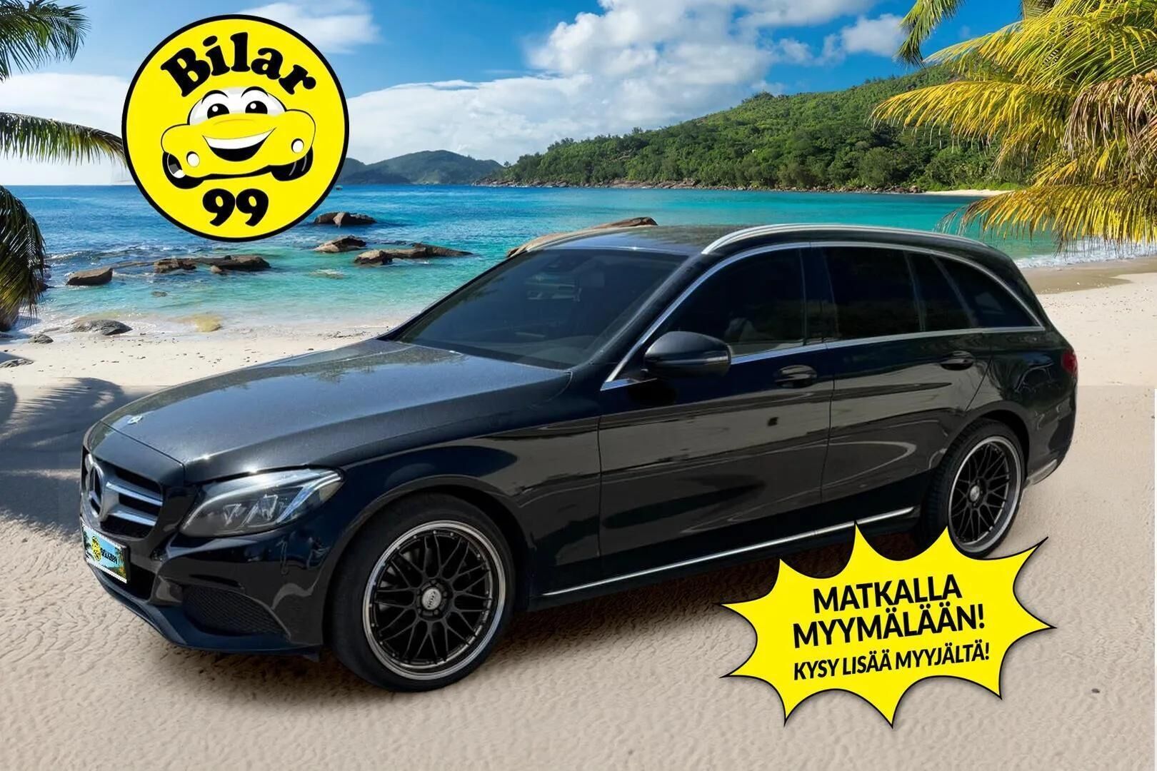 Mercedes-Benz C 2017 C 200 d Farmari (AC) 4ov 2143cm3 A - | Burmester |S-kontti | Ils | Sporttipenkit | P-Kamera | 2XVanteet |