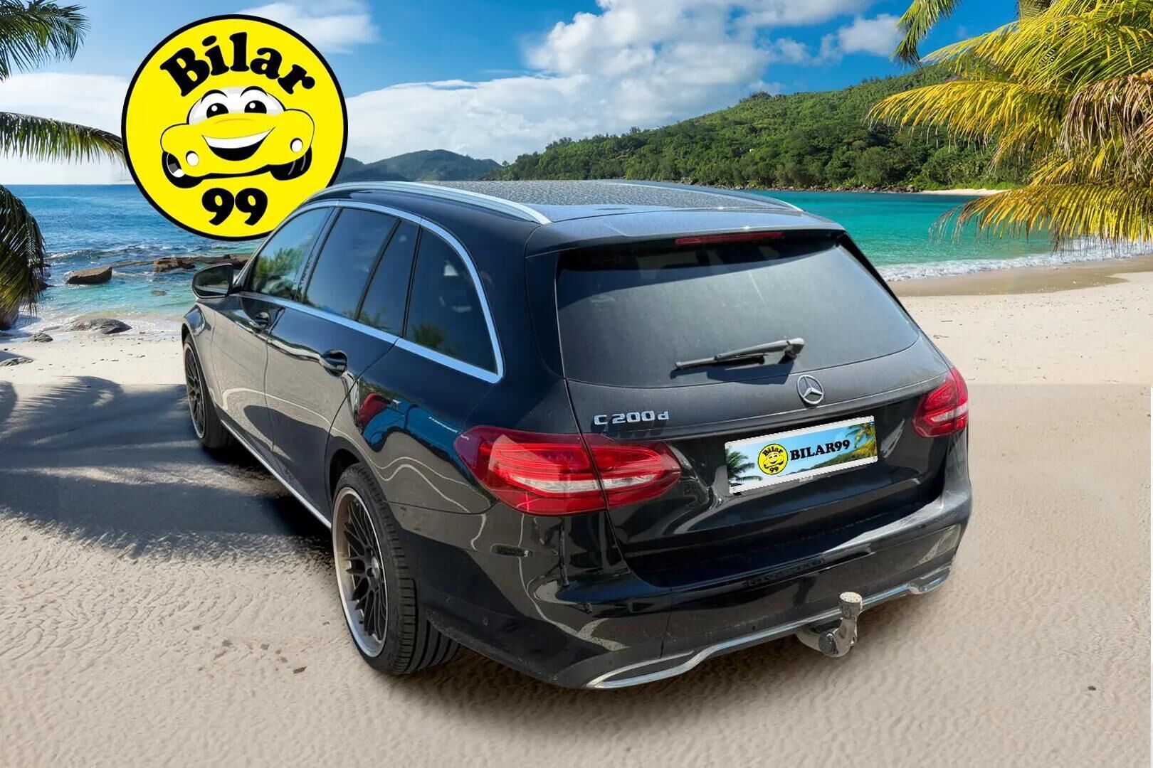 Mercedes-Benz C 2017 C 200 d Farmari (AC) 4ov 2143cm3 A - | Burmester |S-kontti | Ils | Sporttipenkit | P-Kamera | 2XVanteet |