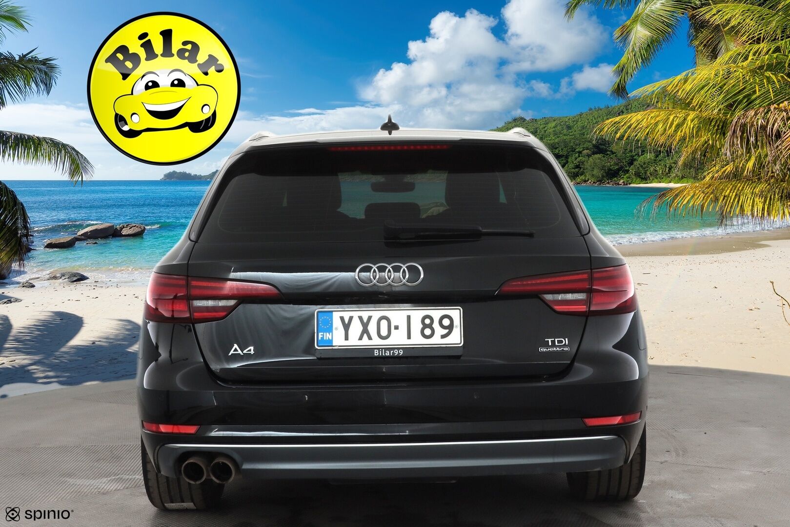 Audi A4 2018 Avant Business 2,0 TDI 140 kW quattro S tronic - ACC | Webasto | Koukku | LED | P.tutkat | Sporttipenkit | Ambient 