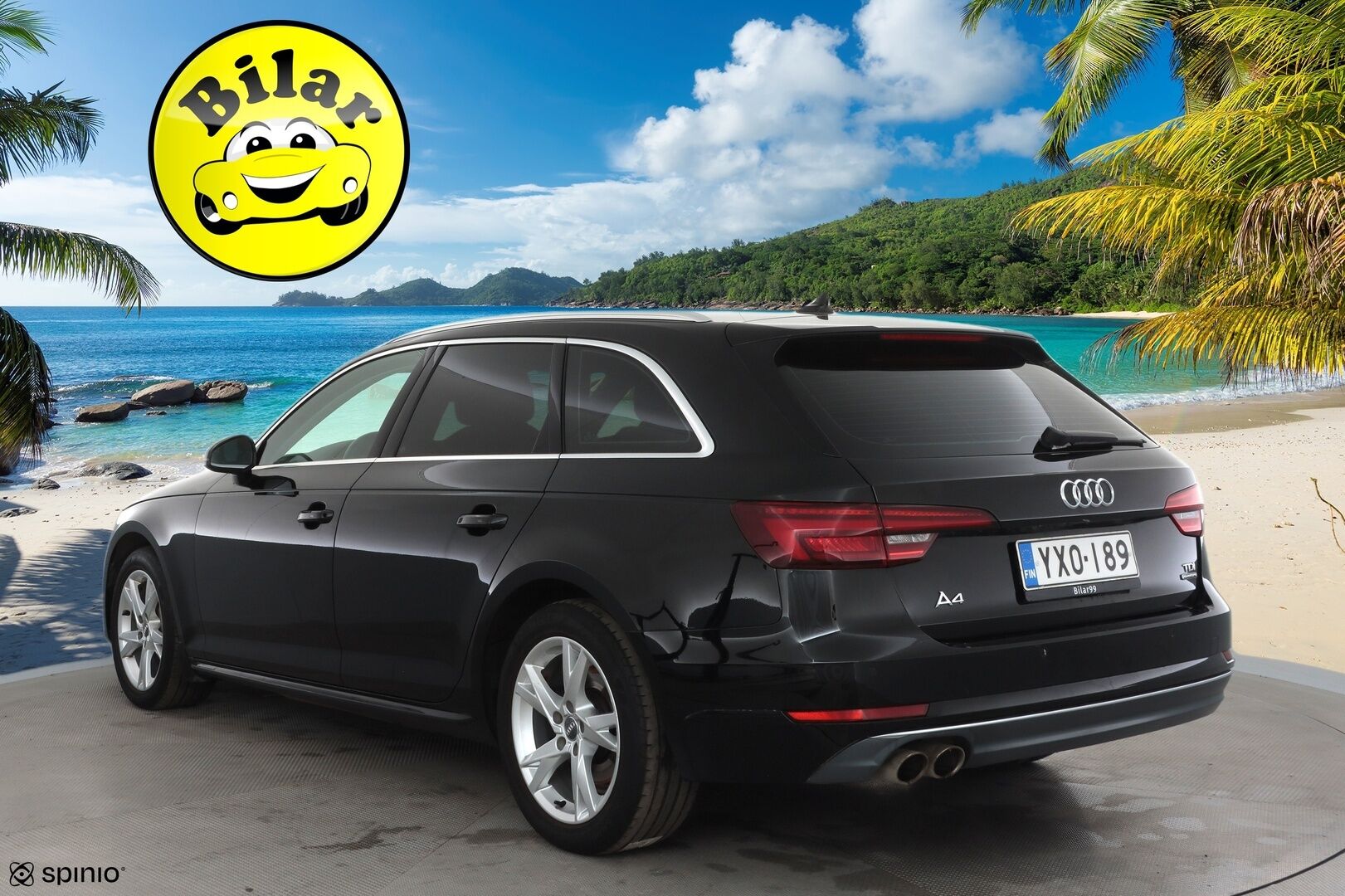 Audi A4 2018 Avant Business 2,0 TDI 140 kW quattro S tronic - ACC | Webasto | Koukku | LED | P.tutkat | Sporttipenkit | Ambient 