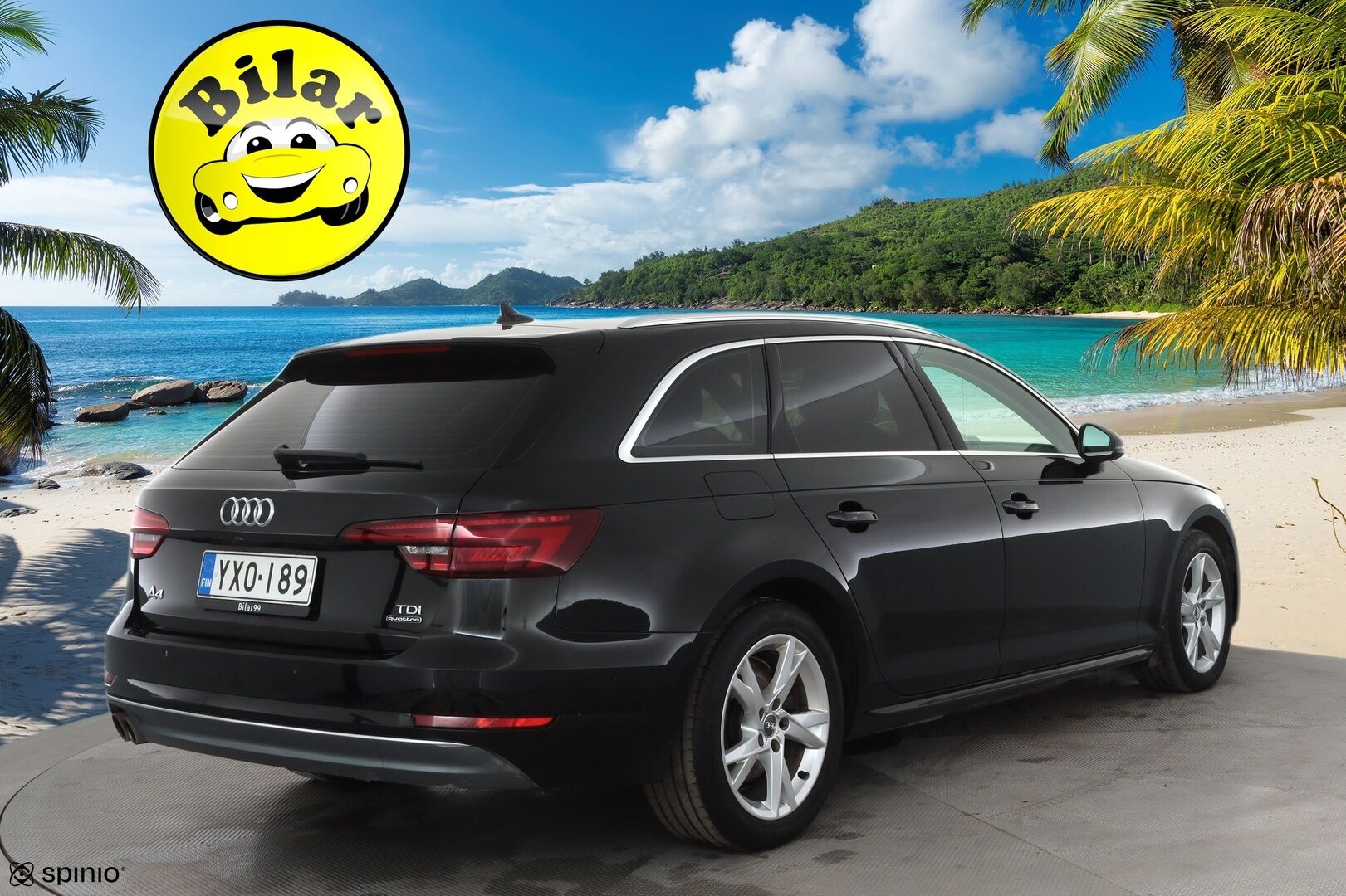 Audi A4 2018 Avant Business 2,0 TDI 140 kW quattro S tronic - ACC | Webasto | Koukku | LED | P.tutkat | Sporttipenkit | Ambient 
