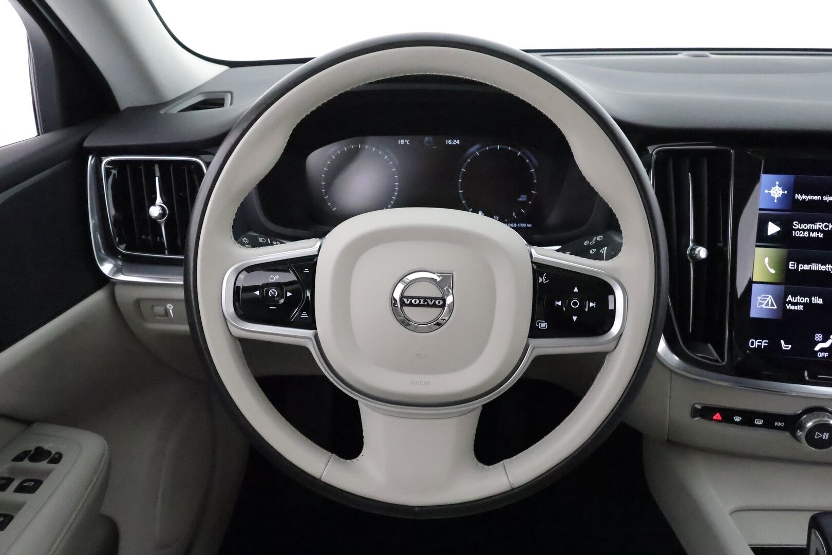 Volvo V60 2021 B4 MHEV Business aut **Webasto / Adapt.Vakkari / Full-LED / P.kamera / Sporttinahat Muistilla / Navi / Kaistavahti** - 3,99 % KORKOTARJOUS TÄHÄN AUTOON - 1-om Suomi-auto / Merkkihuollettu / Kahdet Renkaat