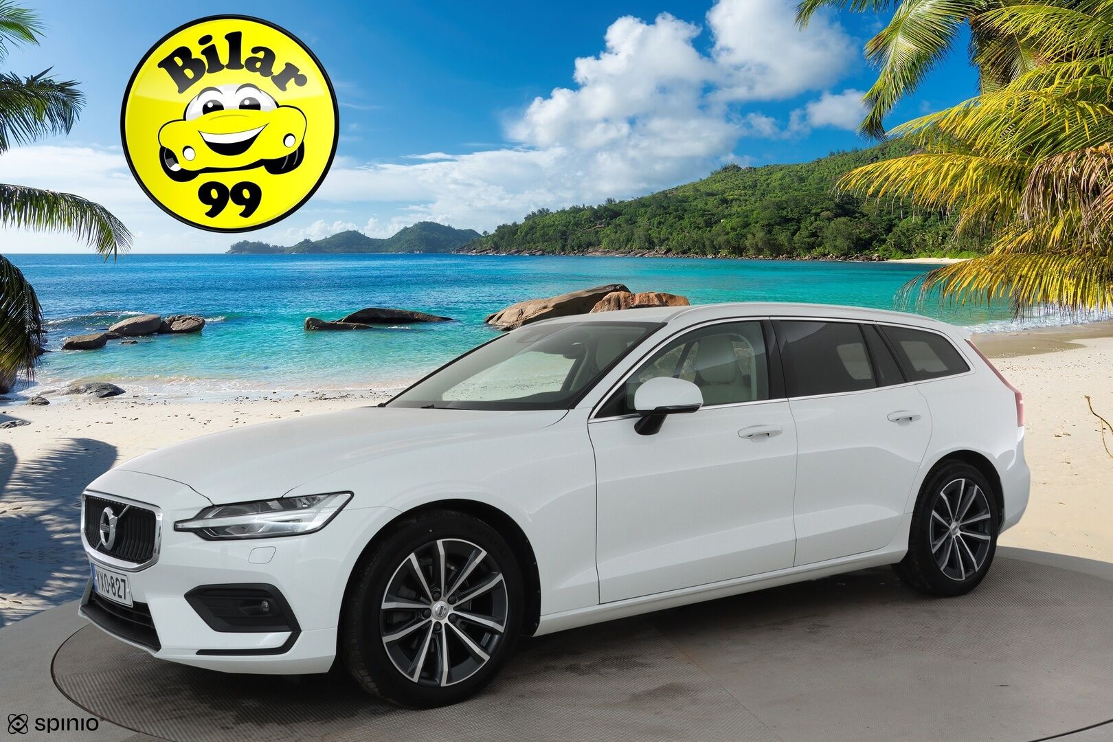Volvo V60 2021 B4 MHEV Business aut **Webasto / Adapt.Vakkari / Full-LED / P.kamera / Sporttinahat Muistilla / Navi / Kaistavahti** - 3,99 % KORKOTARJOUS TÄHÄN AUTOON - 1-om Suomi-auto / Merkkihuollettu / Kahdet Renkaat