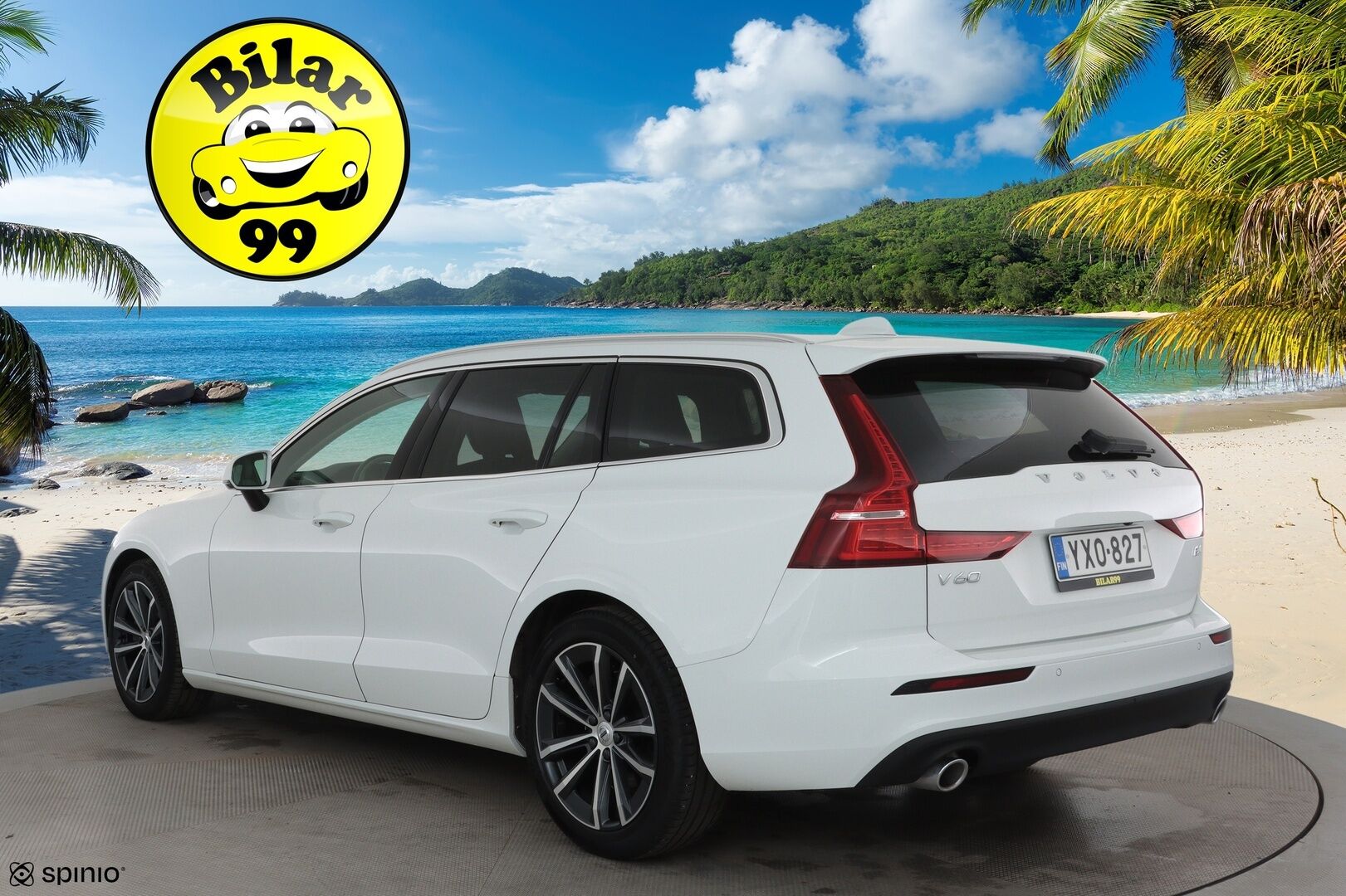 Volvo V60 2021 B4 MHEV Business aut **Webasto / Adapt.Vakkari / Full-LED / P.kamera / Sporttinahat Muistilla / Navi / Kaistavahti** - 3,99 % KORKOTARJOUS TÄHÄN AUTOON - 1-om Suomi-auto / Merkkihuollettu / Kahdet Renkaat