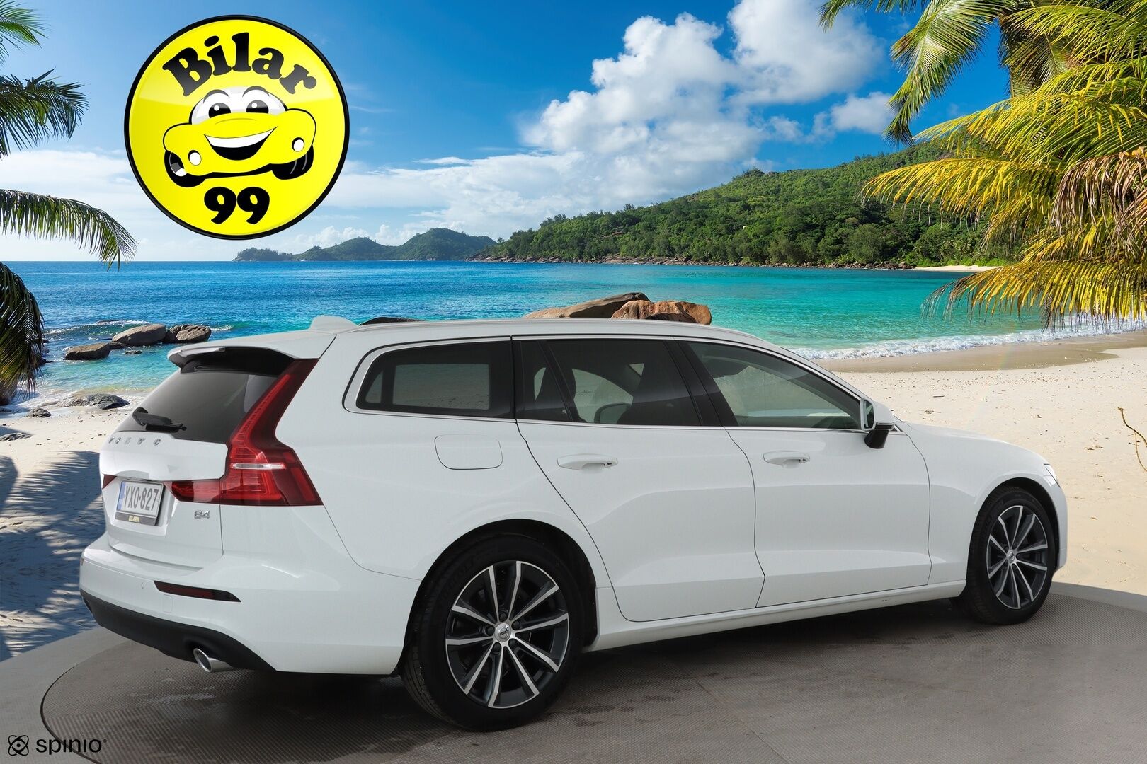 Volvo V60 2021 B4 MHEV Business aut **Webasto / Adapt.Vakkari / Full-LED / P.kamera / Sporttinahat Muistilla / Navi / Kaistavahti** - 3,99 % KORKOTARJOUS TÄHÄN AUTOON - 1-om Suomi-auto / Merkkihuollettu / Kahdet Renkaat