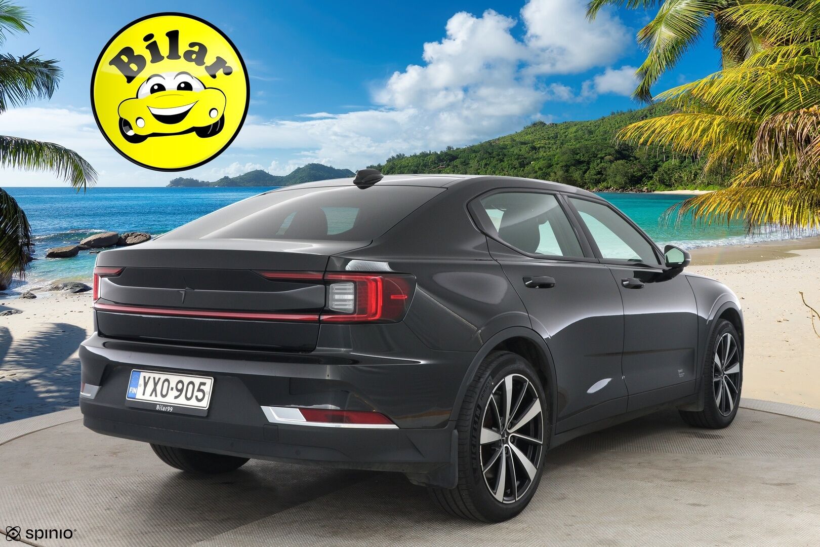 Polestar 2 2021 Launch Edition, 300kW, 78kWh - Pilot&Plus | ACC | Koukku | Pixel-LED | 2x Polestar alut | 360° | Harman/Kardon | Muistipenkki | Lasikatto | Sporttipenkit | Keyless | Merkkihuollot