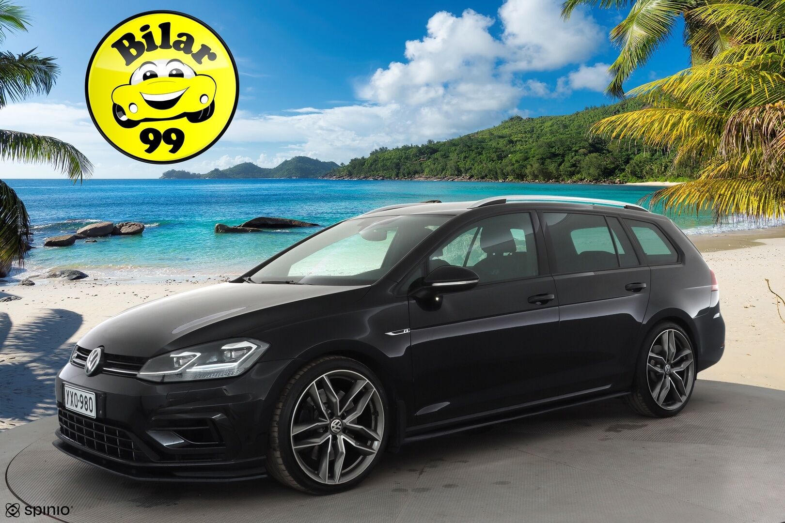 Volkswagen Golf 2017 Variant R 2,0 TSI 228 kW 4MOTION DSG * ACC / Adapt.LED / P.Kamera / Sisätilanlämmitin / Dynaudio / Katveavustin * - Kaistavahti / Navi / Digimittaristo / Kahdet renkaat aluvanteilla - HULLUT AVAJAISHULINAT KORKOTARJOUS 3,29 %