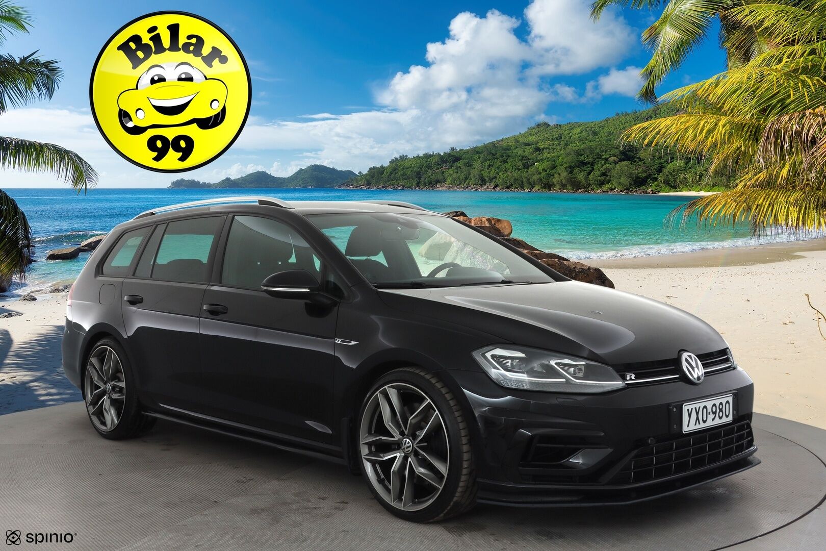 Volkswagen Golf 2017 Variant R 2,0 TSI 228 kW 4MOTION DSG * ACC / Adapt.LED / P.Kamera / Sisätilanlämmitin / Dynaudio / Katveavustin * - Kaistavahti / Navi / Digimittaristo / Kahdet renkaat aluvanteilla - HULLUT AVAJAISHULINAT KORKOTARJOUS 3,29 %