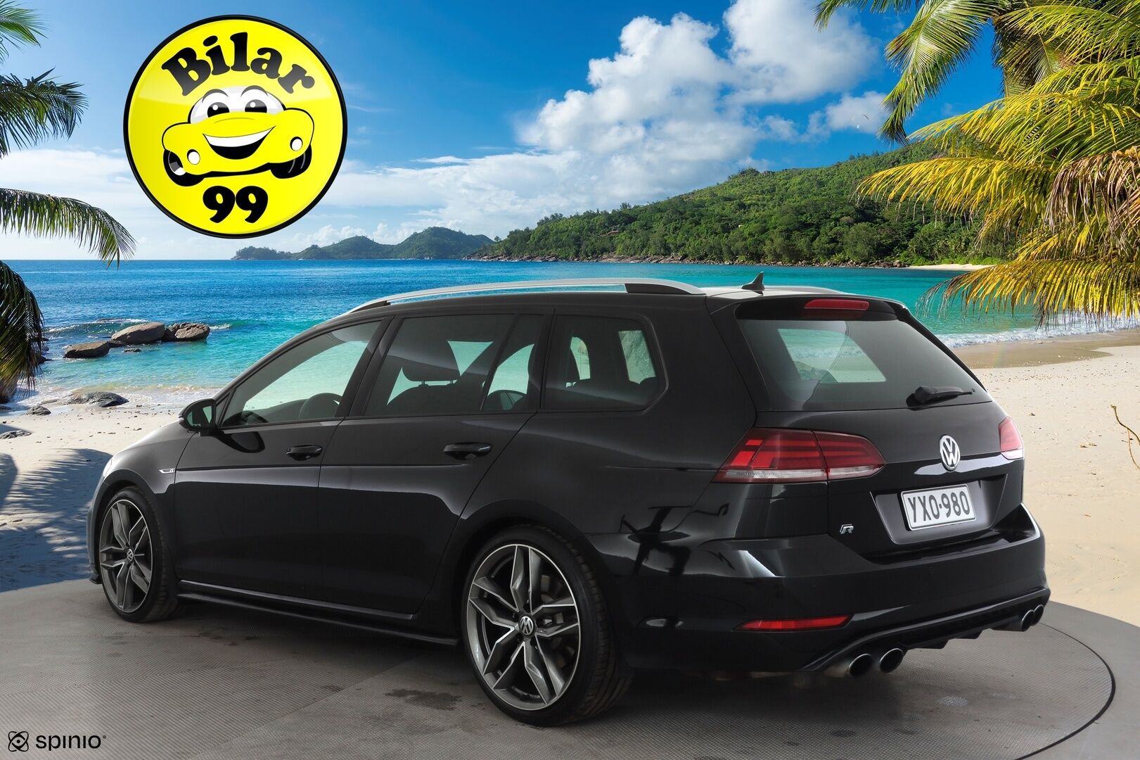 Volkswagen Golf 2017 Variant R 2,0 TSI 228 kW 4MOTION DSG * ACC / Adapt.LED / P.Kamera / Sisätilanlämmitin / Dynaudio / Katveavustin * - Kaistavahti / Navi / Digimittaristo / Kahdet renkaat aluvanteilla - HULLUT AVAJAISHULINAT KORKOTARJOUS 3,29 %