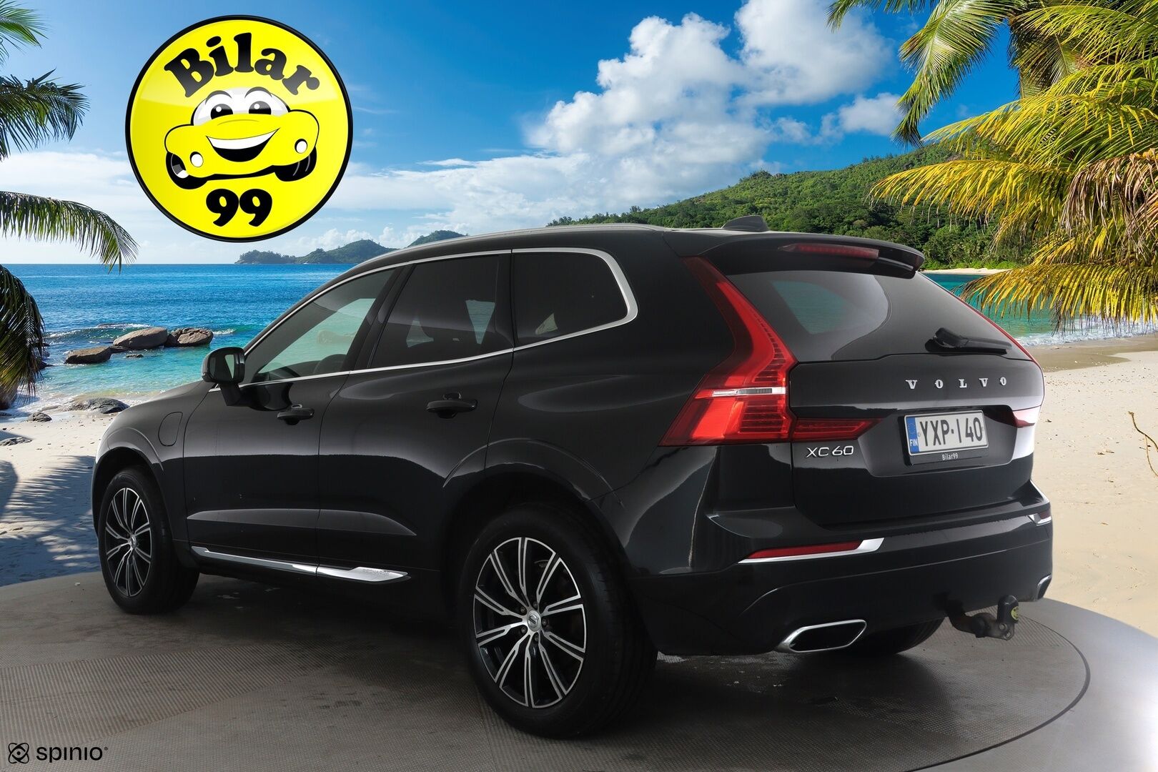 Volvo XC60 2021 T6 TwE AWD Business Inscription aut. *ACC / Panorama / H&K / Muistipenkki / Full LED / Webasto / Ruskeat nahat / Navi / Koukku* - Akku kuntotarkastettu SOH 89,6% / BLIS / P.kamera /  1.Om Suomi-auto / Kahdet renkaat aluvanteilla