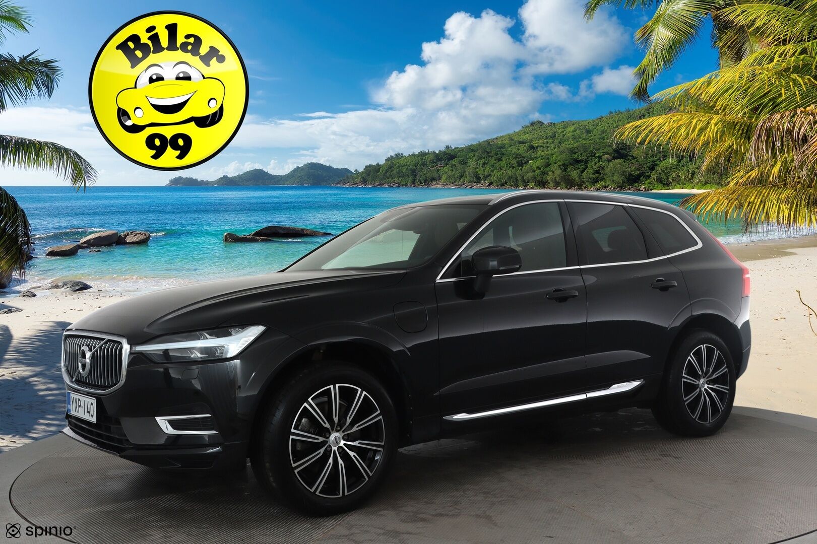 Volvo XC60 2021 T6 TwE AWD Business Inscription aut. *ACC / Panorama / H&K / Muistipenkki / Full LED / Webasto / Ruskeat nahat / Navi / Koukku* - Akku kuntotarkastettu SOH 89,6% / BLIS / P.kamera /  1.Om Suomi-auto / Kahdet renkaat aluvanteilla