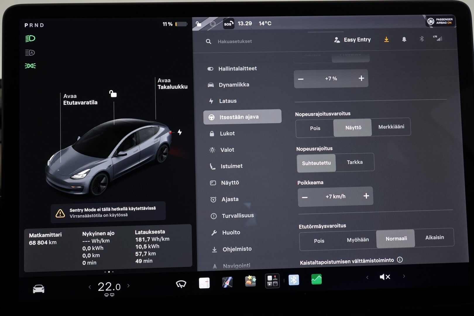 Tesla Model 3 2021 Standard Range Plus - | 1-om suomiauto | ACC | ILP | Matrix | Lasikatto | Sähkönahat | Muistipenkki | P.kamera ja tutkat | Autosteer | 2x renkaat aluin | ALV |