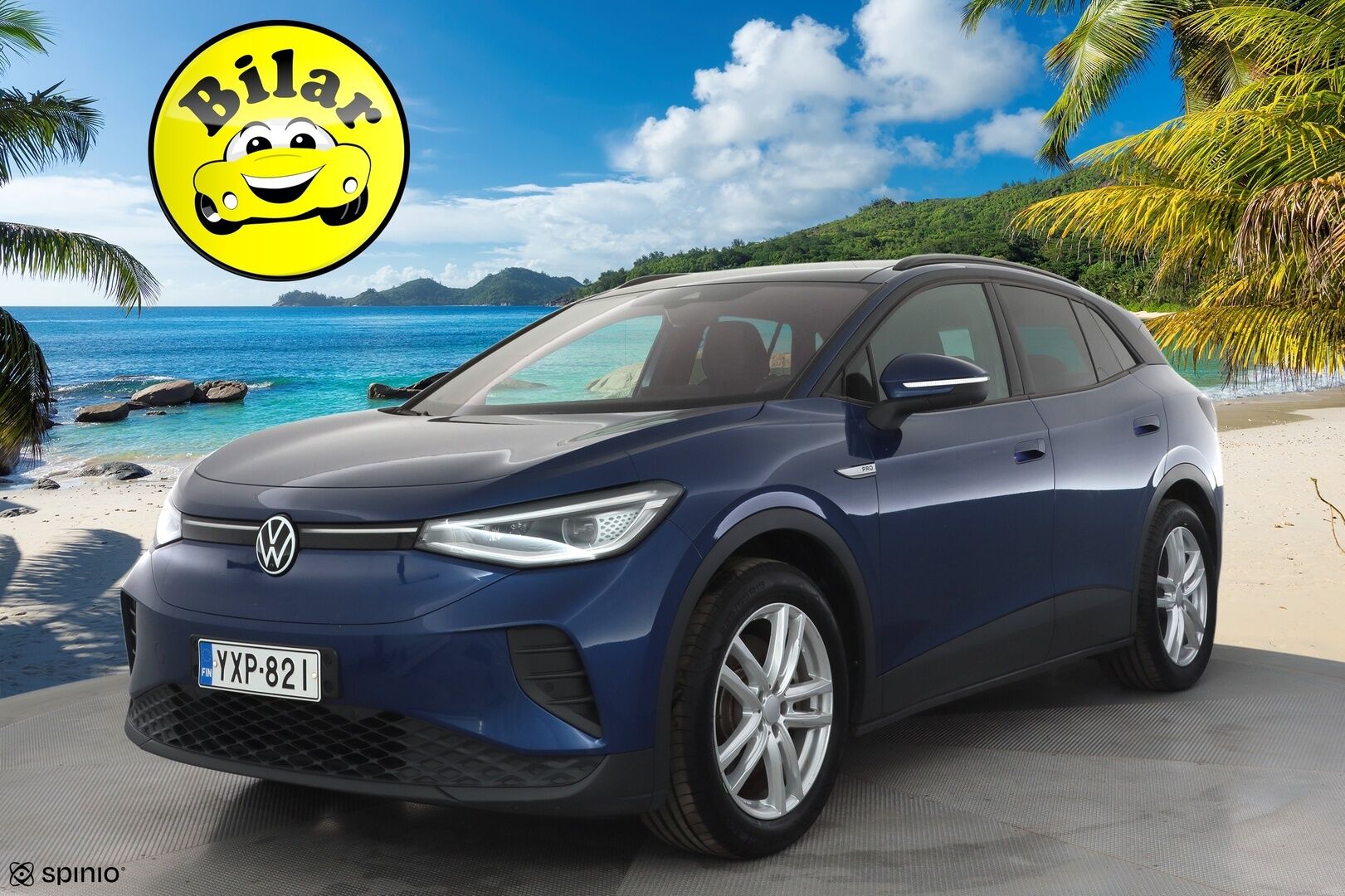 Volkswagen ID.4 2021 Pro Performance Tech 150 kW, akku 77 kWh - | ACC | ILP | HUD | IQ-Light | Lasikatto | 360-Kamera | Hierovat Muistipenkit | Puolinahat | Keyless | Apple&Android | 1.Om suomi-auto | Kahdet Renkaat |