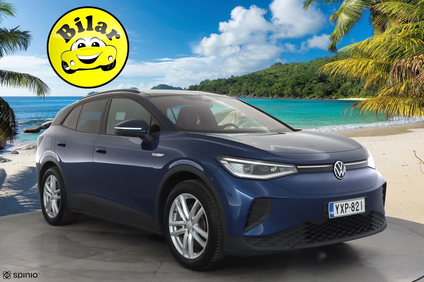 Volkswagen ID.4 2021 Pro Performance Tech 150 kW, akku 77 kWh - | ACC | ILP | HUD | IQ-Light | Lasikatto | 360-Kamera | Hierovat Muistipenkit | Puolinahat | Keyless | Apple&Android | 1.Om suomi-auto | Kahdet Renkaat |