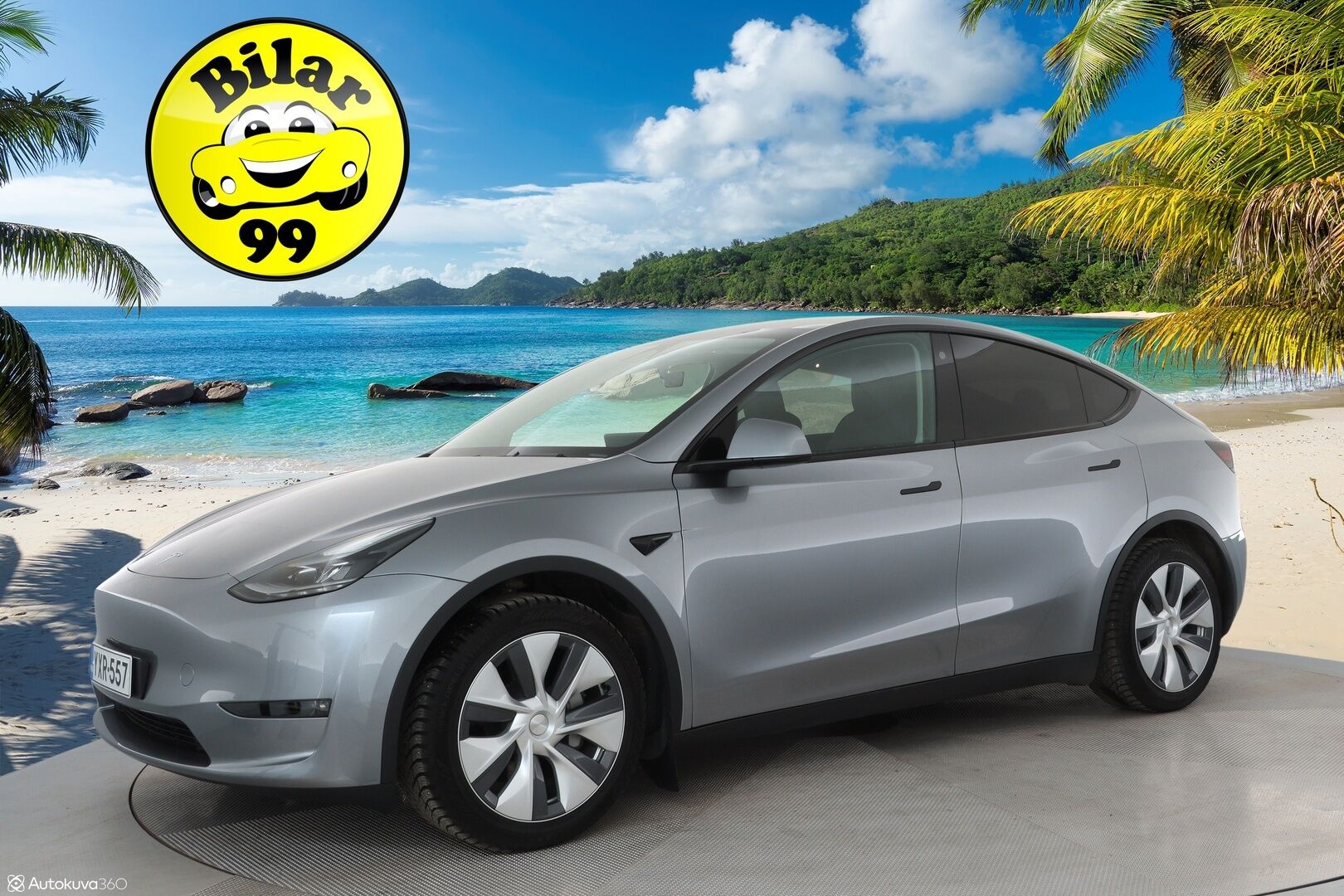 Tesla Model Y 2024 Long Range - Suomi-auto / Koukku / Lämpöpumppu / Autopilot / Premium Audio / P-kamera / Matrix LED / Musta nahkasisusta / 2x renkaat / Juuri tullut!