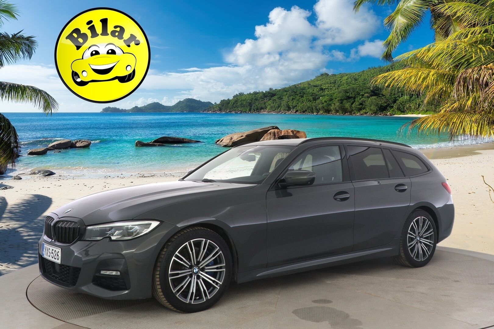 BMW 330 2020 G21 Touring 330d A xDrive M-Sport - Harman&Kardon | Laser | HUD | 360 | Webasto | Vetokoukku | DAP | Gesture control | Dravitgrau Metallic