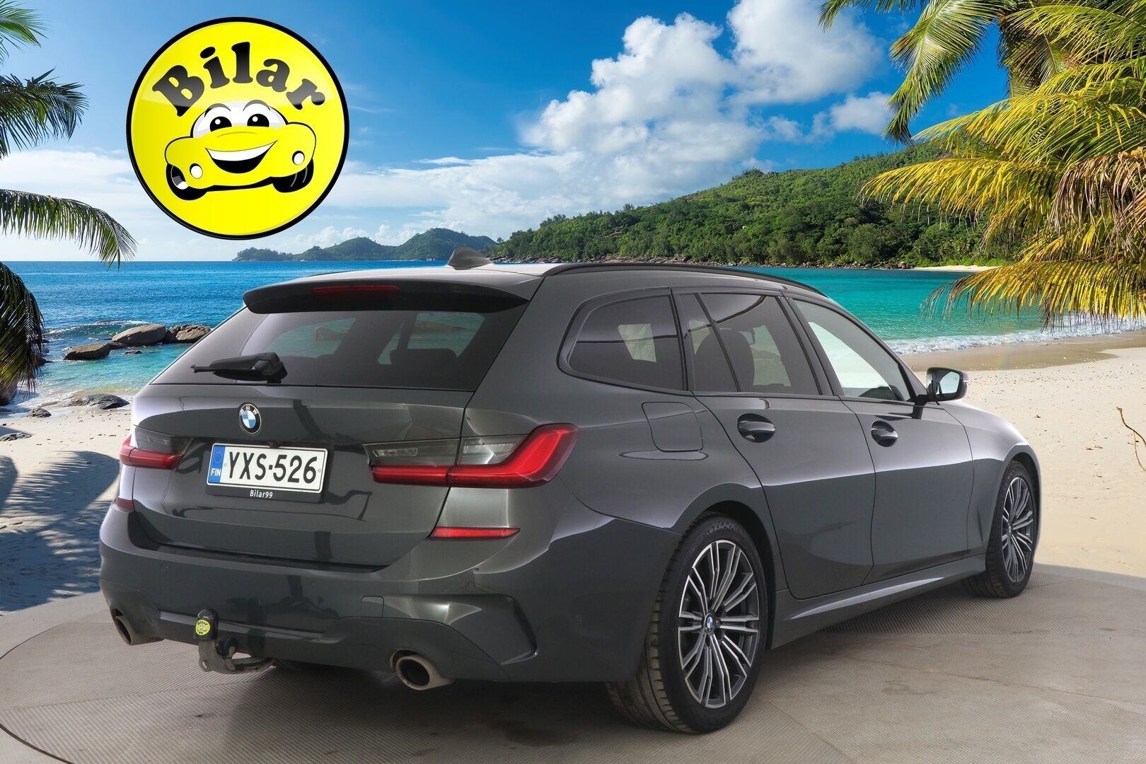 BMW 330 2020 G21 Touring 330d A xDrive M-Sport - Harman&Kardon | Laser | HUD | 360 | Webasto | Vetokoukku | DAP | Gesture control | Dravitgrau Metallic