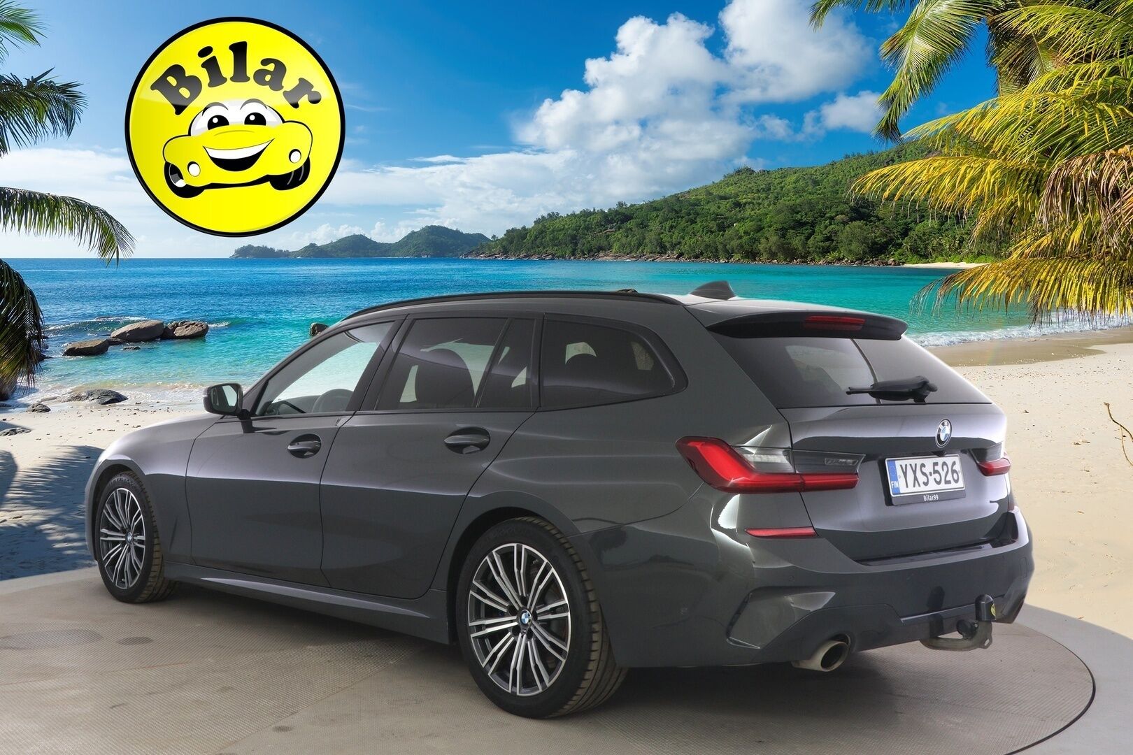 BMW 330 2020 G21 Touring 330d A xDrive M-Sport - Harman&Kardon | Laser | HUD | 360 | Webasto | Vetokoukku | DAP | Gesture control | Dravitgrau Metallic