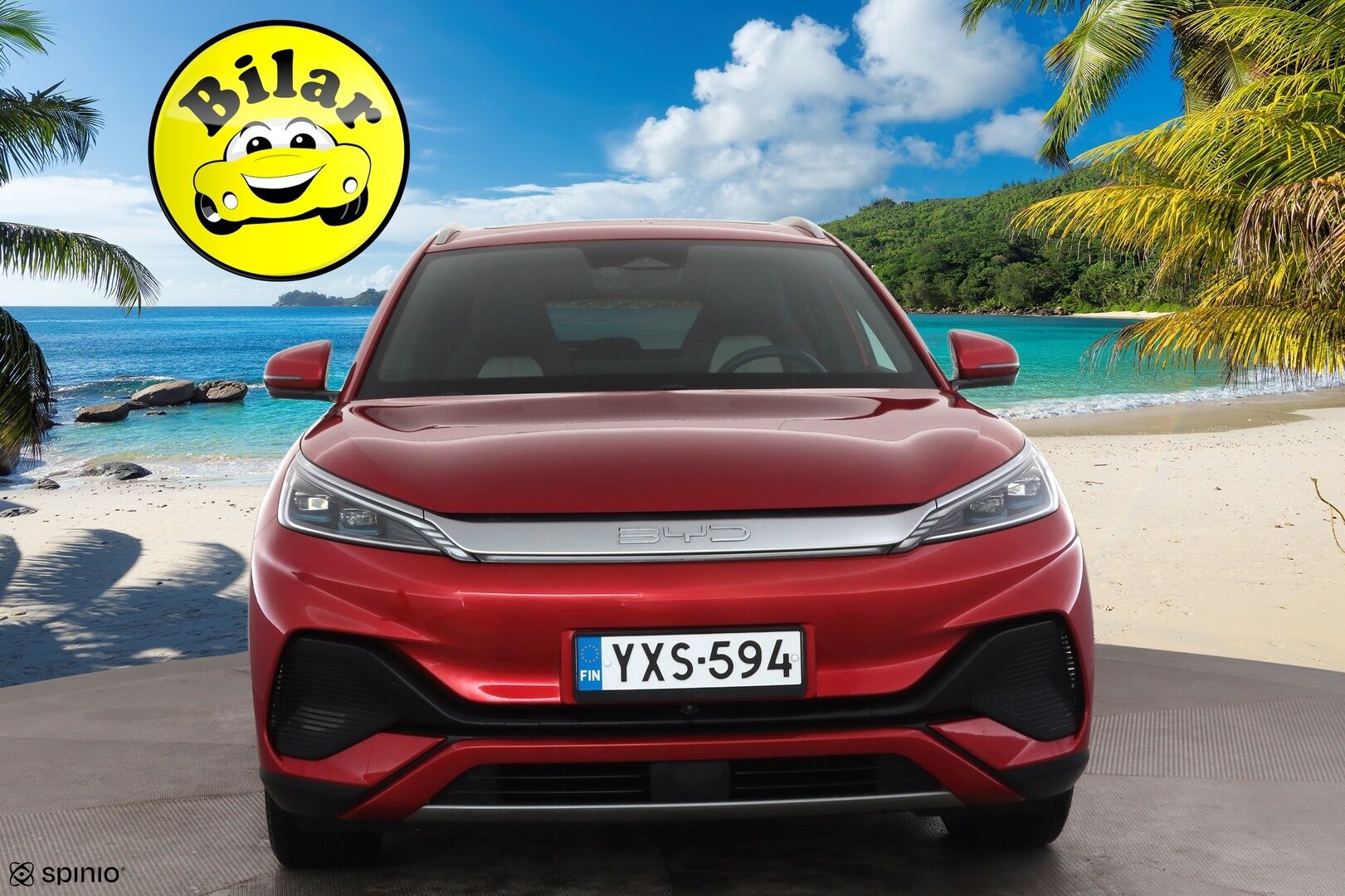 BYD Atto 3 2023 Design - | ACC | ILP | Panorama | Sähkönahat | 360° kamera | Ambient light | BSM | Lane Assist | RCTA | Apple & Android | Keyless | Merkkihuollot | 