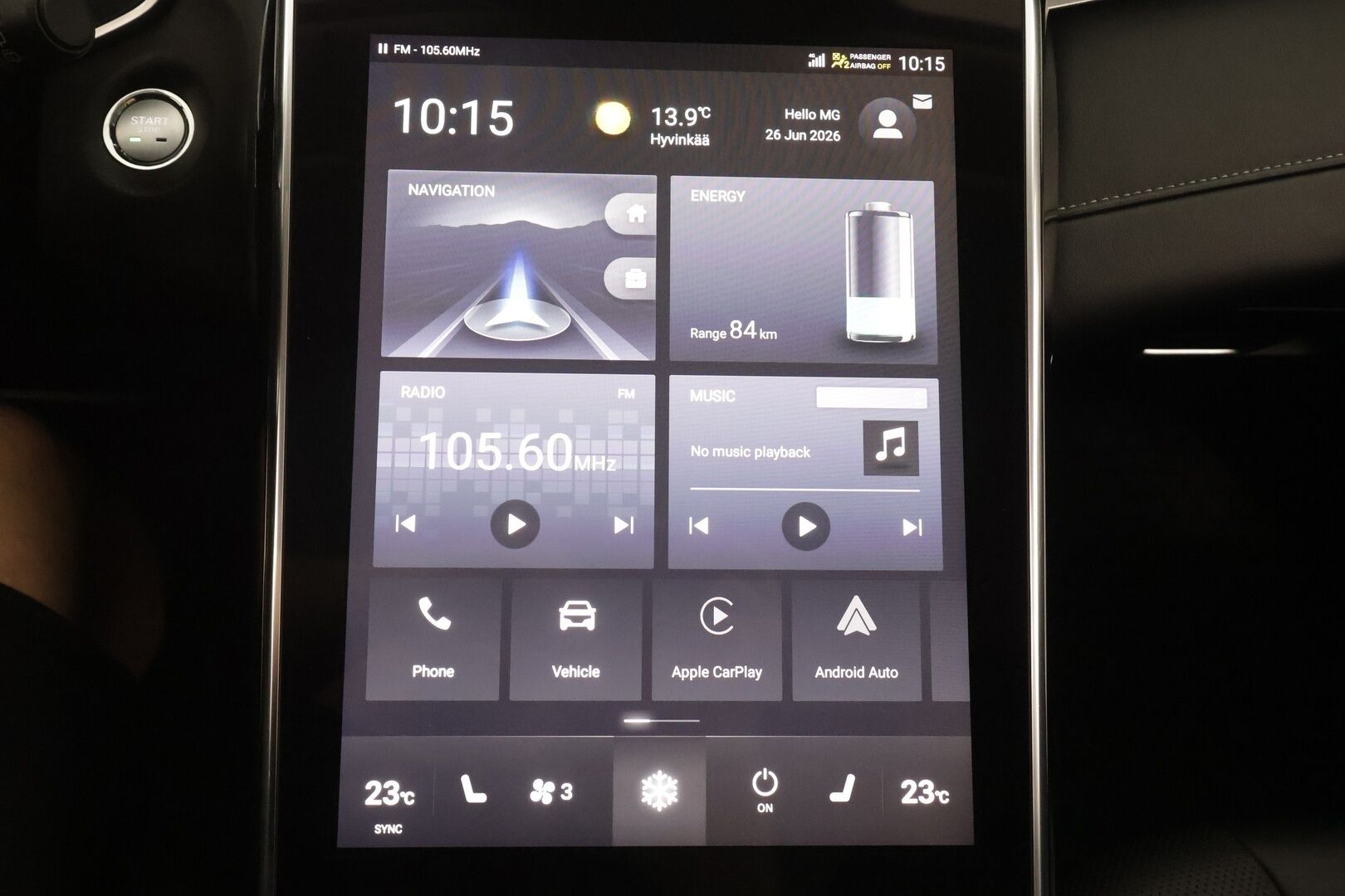 MG Marvel R 2023 Luxury - | ILP | ACC | Panorama | 360 | Ilmastoitu Muistipenkki | LED | Kaistavahti | Katveavustin | Navi | Digimittaristo | Keyless | Apple&Android | Kahdet renkaat |
