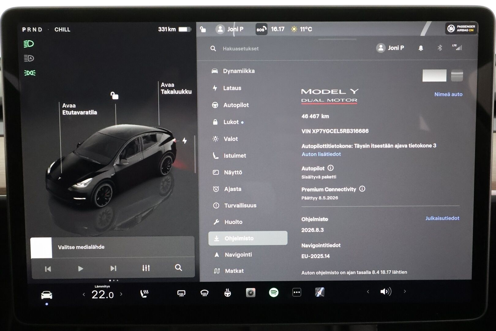 Tesla Model Y 2024 Performance * Koukku / ILP / ACC / Lasikatto / Premium Audio / P.Kamera / Matrix-LED / Muistipenkki / Kaistavahti * - 1-om Suomi-auto / 2x Latauskaapelit / Kahdet renkaat aluvanteilla - HULLUT AVAJAISHULINAT KORKOTARJOUS 3,29 %