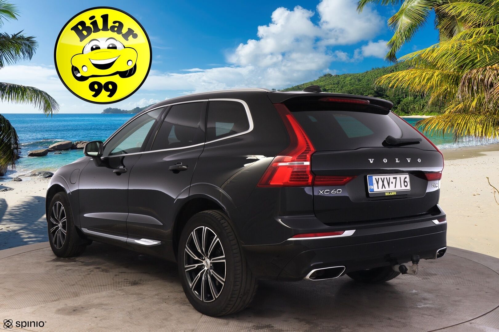 Volvo XC60 2019 T8 AWD Inscription aut *Webasto / Pilot assist / Keyless Go / Panorama / Four-C /  Vetokoukku / Vaaleet Nahat* - Polttoainetoiminen lisälämmitin puhelin ohjauksella / Alle taittuva vetokoukku / Juuri tehty jakopää - HULLUT BLACKWEEK JATKOT - KORKOTARJOUS 2,49%