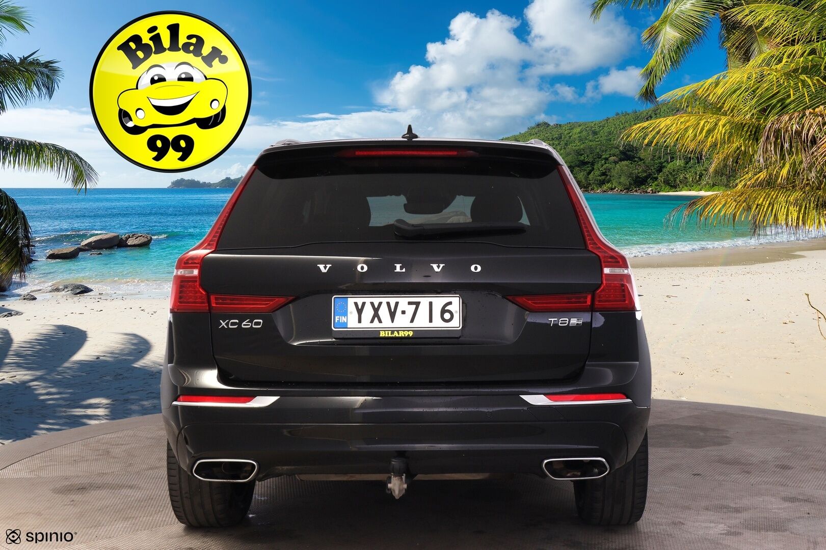 Volvo XC60 2019 T8 AWD Inscription aut *Webasto / Adapt. vak / Panorama / Vetokoukku / Nahat / BLISS / Adapt. LED / P-Kamera * - Polttoaine toiminen lisälämmitin puhelin ohjauksella / Alle taittuva vetokoukku / Juuri tehty jakopää