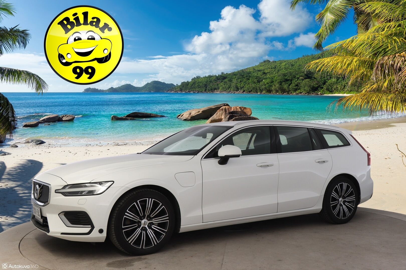 Volvo V60 2021 T6 TwE AWD Recharge Inscription Expression aut. *Jakopää Tehty / ACC / Webasto / KeylessGo / BLIS / FULL-LED / Koukku / Carplay* - Upea Volvo tuoreella jakopäällä kaksin huippurenkain!