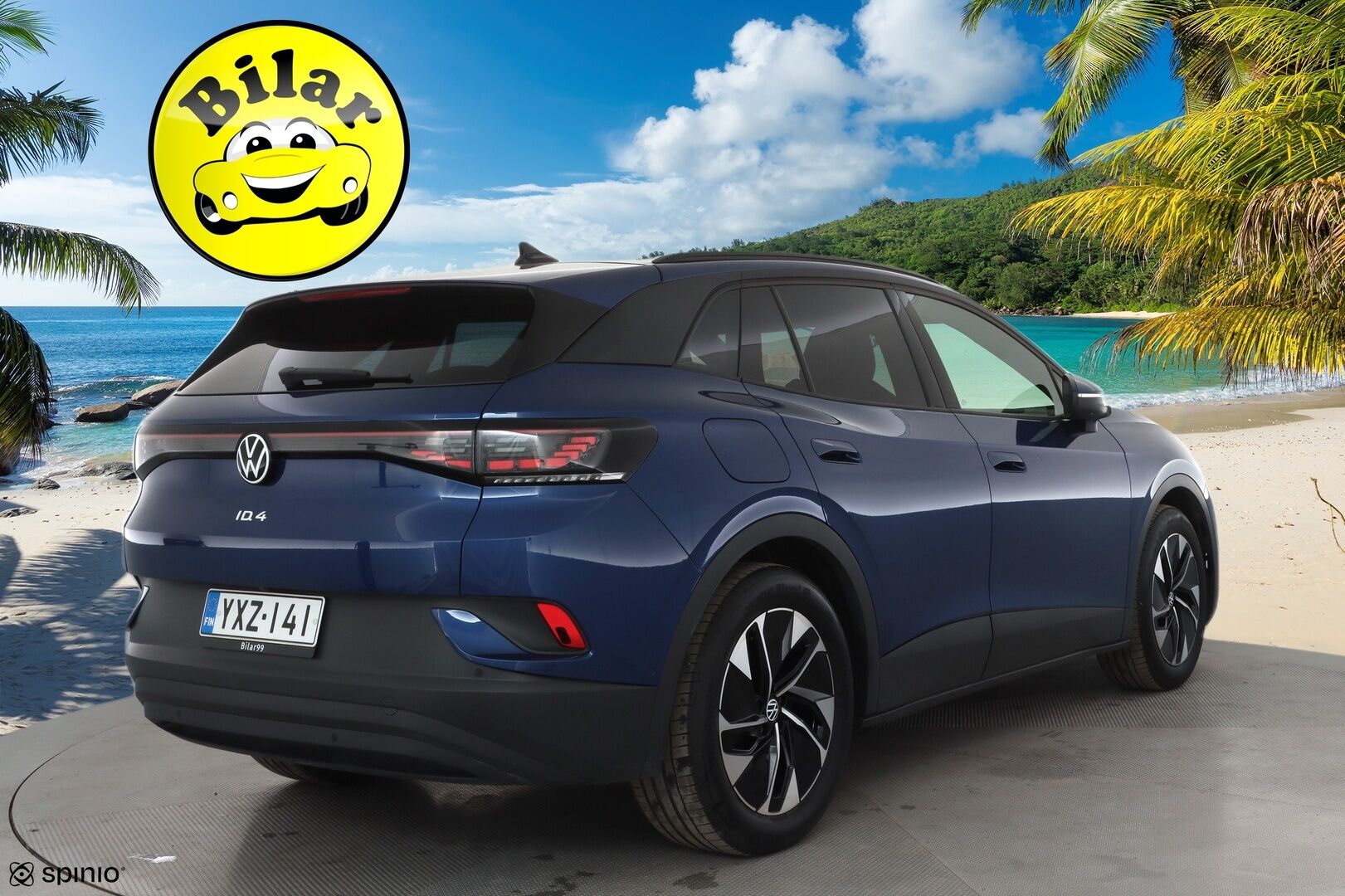 Volkswagen ID.4 2024 Pro 4MOTION Elegance 210 kW / 286 hv, akku 77 kWh - | ACC | HUD | H&K | Lasikatto | ILP / 360° | IQ.Light | Muistipenkit | Akuston esilämmitys | 1.Om Suomi-auto | Kahdet renkaat aluvanteilla / Huippuvarusteet | 