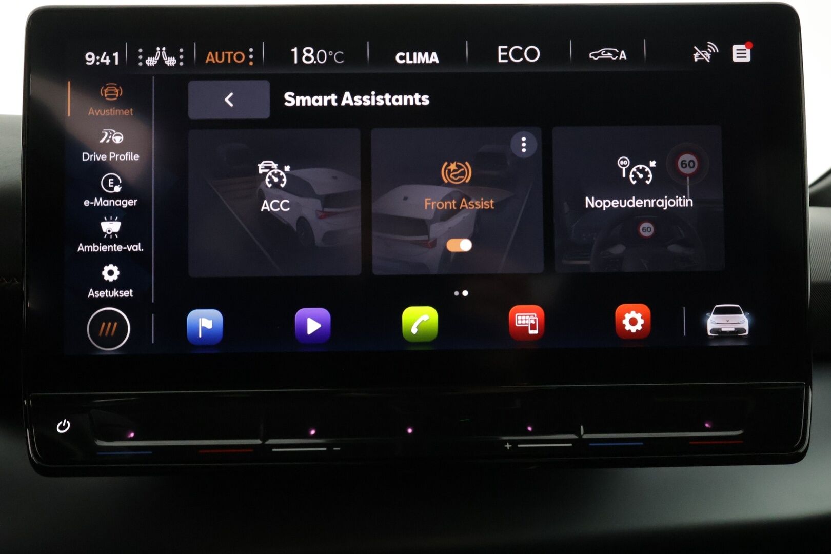 CUPRA Born 2023 e-Boost 170 kW 77 kWh - | ACC | ILP | P.kamera | Lämm. ratti | LED | Lane Assist | Front Assist | RSA | Ambient | Apple & Android | 2x renkaat aluin | Merkkihuollot | 