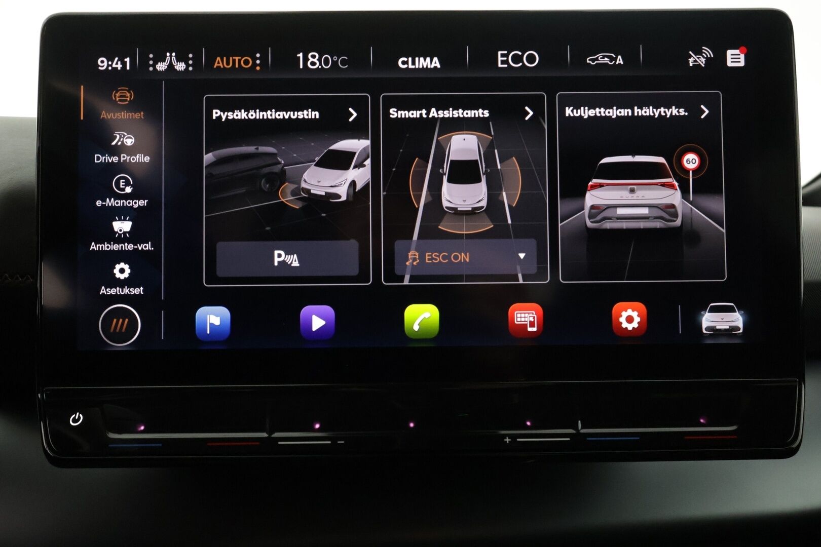 CUPRA Born 2023 e-Boost 170 kW 77 kWh - | ACC | ILP | P.kamera | Lämm. ratti | LED | Lane Assist | Front Assist | RSA | Ambient | Apple & Android | 2x renkaat aluin | Merkkihuollot | 
