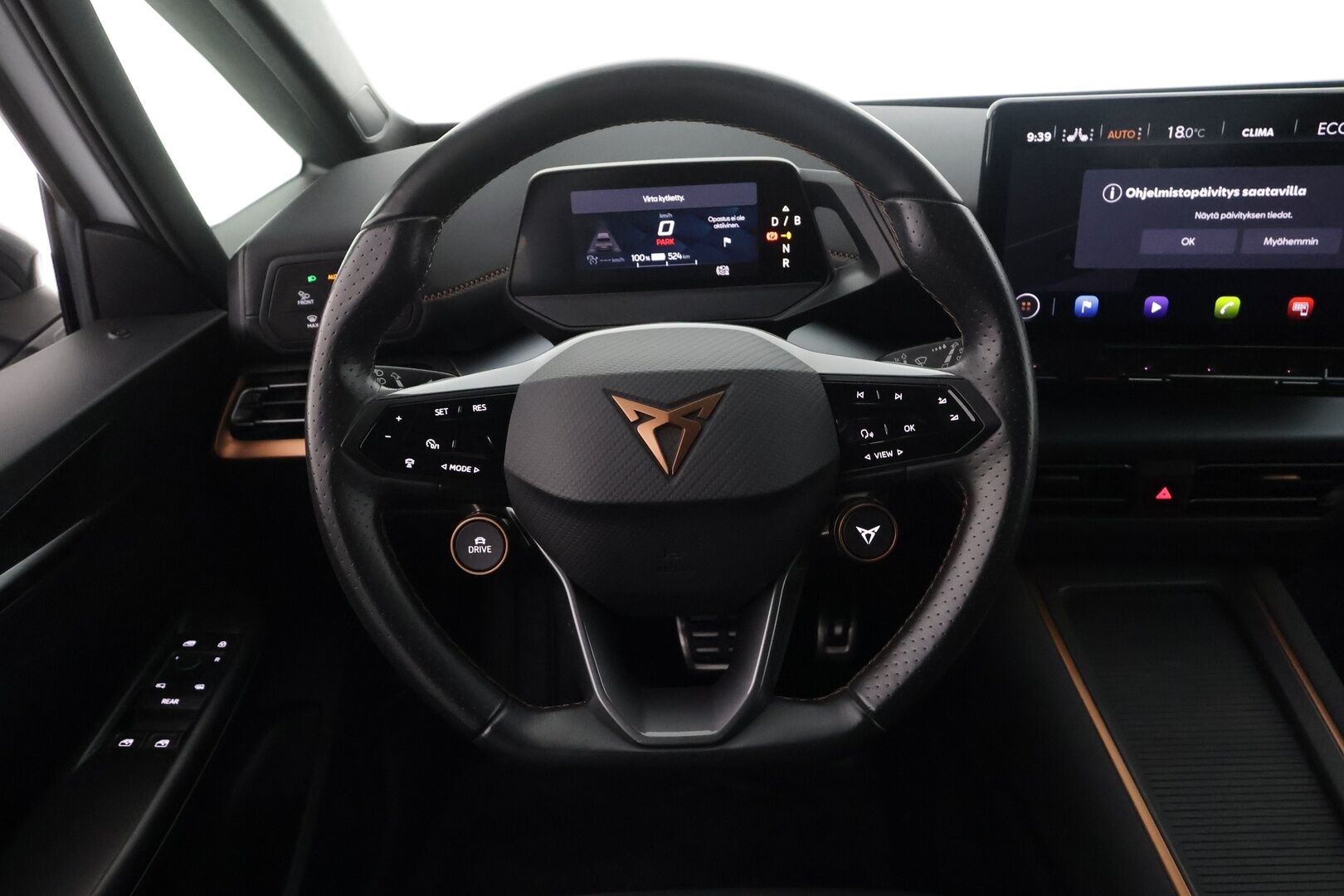 CUPRA Born 2023 e-Boost 170 kW 77 kWh - | ACC | ILP | P.kamera | Lämm. ratti | LED | Lane Assist | Front Assist | RSA | Ambient | Apple & Android | 2x renkaat aluin | Merkkihuollot | 