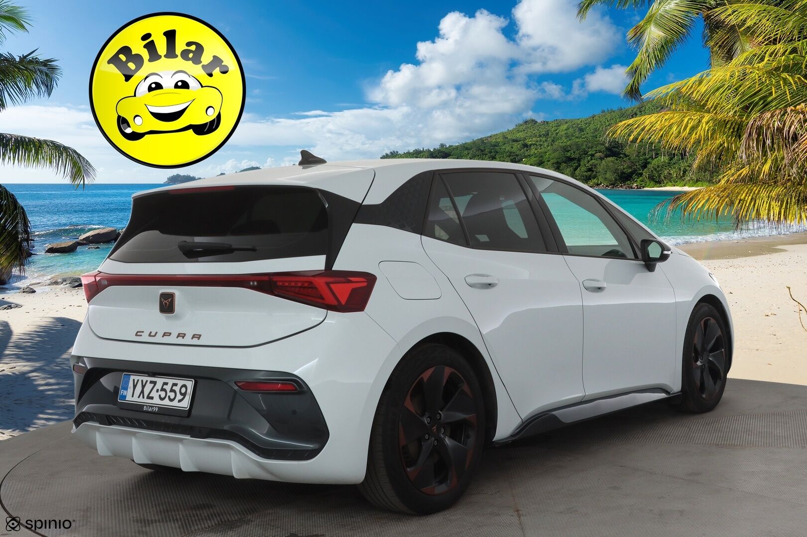 CUPRA Born 2023 e-Boost 170 kW 77 kWh - | ACC | ILP | P.kamera | Lämm. ratti | LED | Lane Assist | Front Assist | RSA | Ambient | Apple & Android | 2x renkaat aluin | Merkkihuollot | 