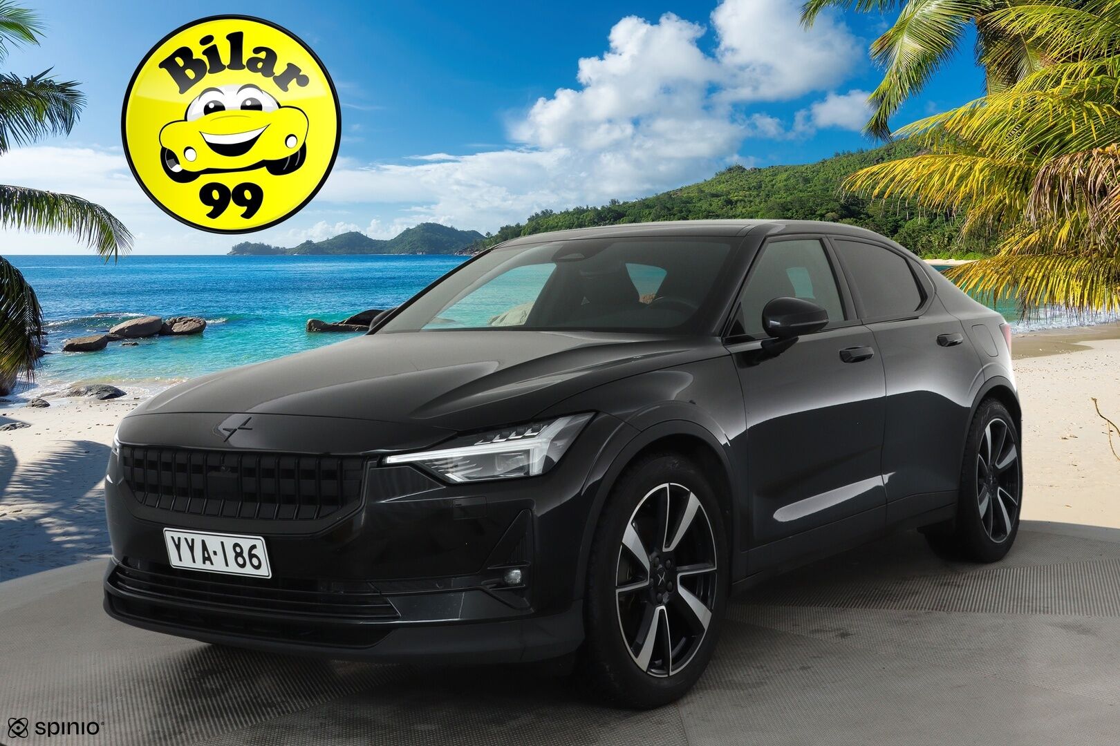 Polestar 2 2021 Long Range Dual motor 300kW **Lämpöpumppu / Koukku / Lasikatto / ACC / Full-LED / H&K / 360° / Sportpenkki Muistilla** - 2x Latauskaapelit / Merkkihuollettu!