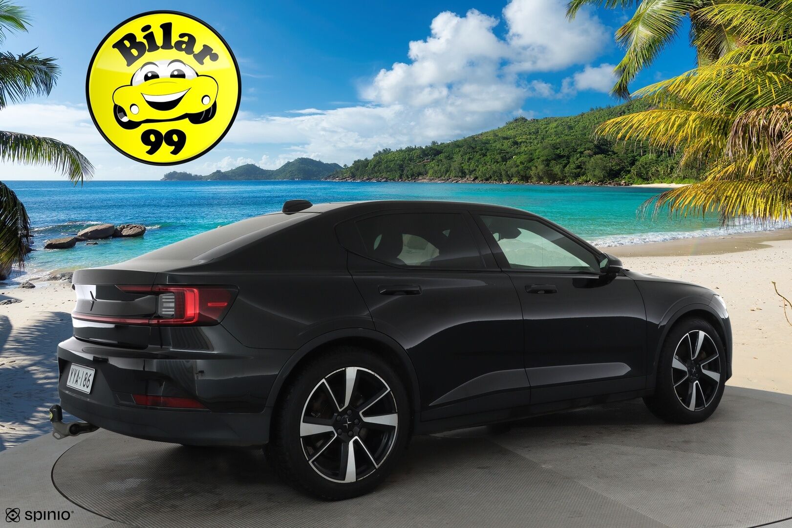 Polestar 2 2021 Long Range Dual motor 300kW **Lämpöpumppu / Koukku / Lasikatto / ACC / Full-LED / H&K / 360° / Sportpenkki Muistilla** - 2x Latauskaapelit / Merkkihuollettu!