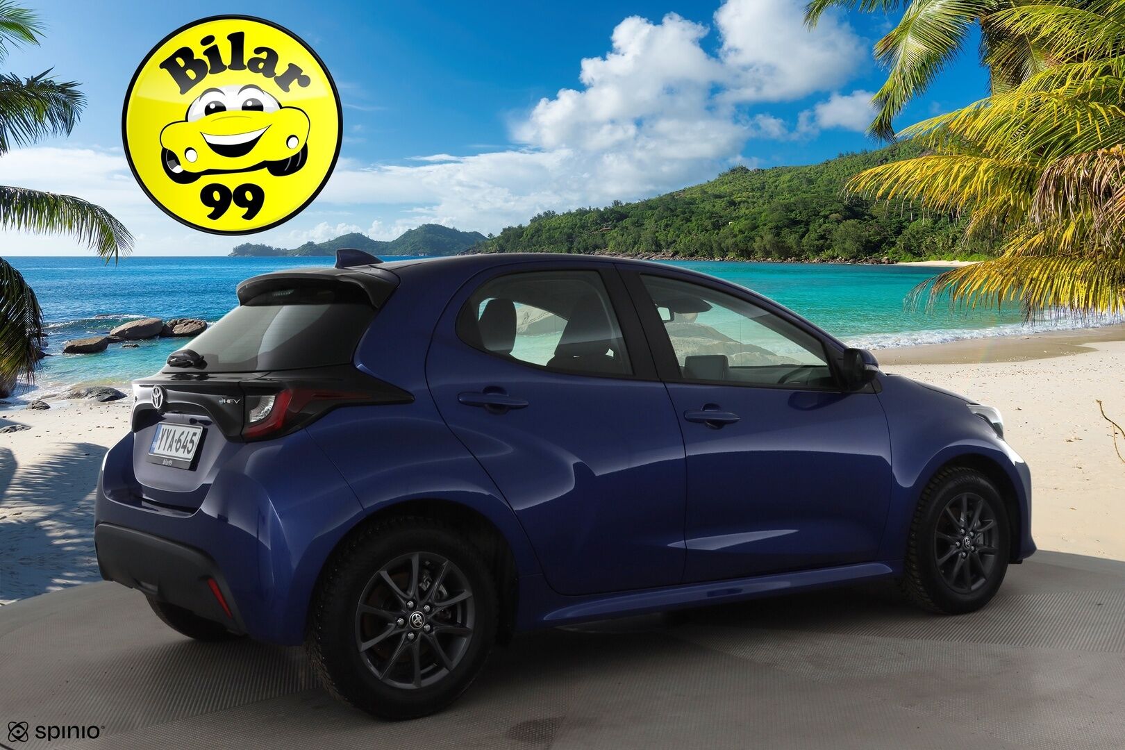 Toyota Yaris 2024 1,5 Hybrid 116 Intense * Suomi-auto / ACC / P.kamera / Apple&Android / Ratinlämmitin * - Kahdet renkaat aluvanteilla / Merkkihuollettu