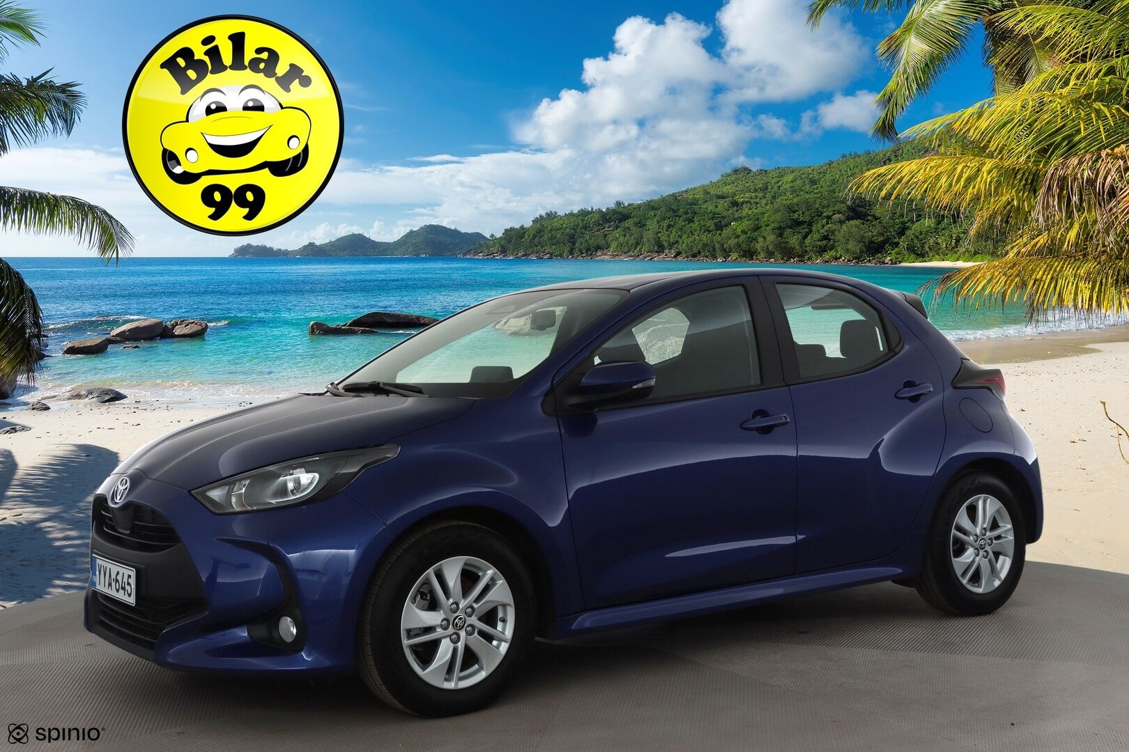 Toyota Yaris 2024 1,5 Hybrid 116 Intense * Suomi-auto / ACC / P.kamera / Apple&Android / Ratinlämmitin * - Kahdet renkaat aluvanteilla / Merkkihuollettu